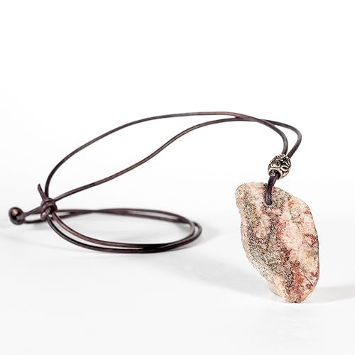 Miniatura 3 de Native Stonz Handcrafted Colorado Mountain Jasper Pendant Necklace - Embrace Nature's Calm - Natural Elegance