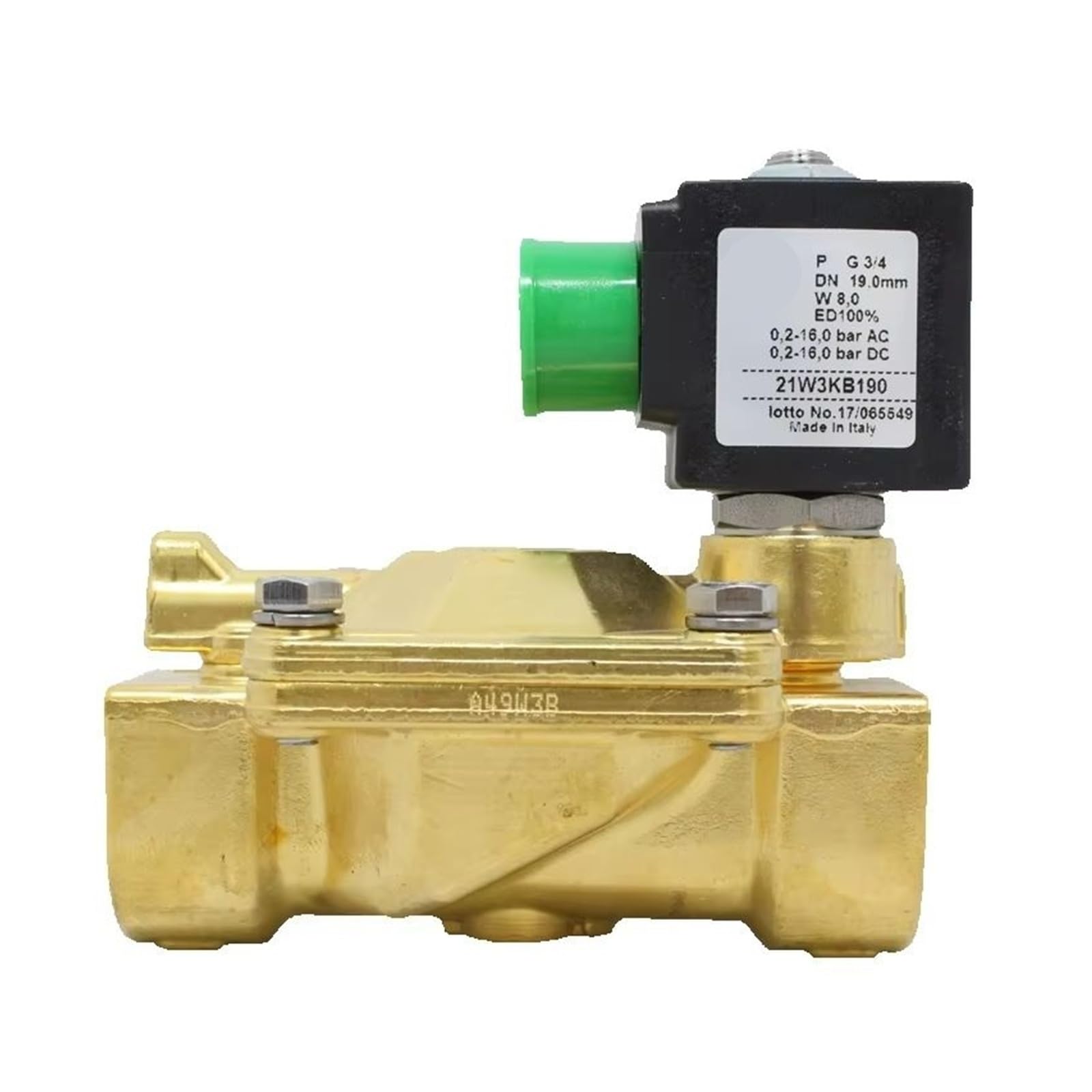 Électrovanne 21W7KB500 NC contre les fuites de fluide sous 220V