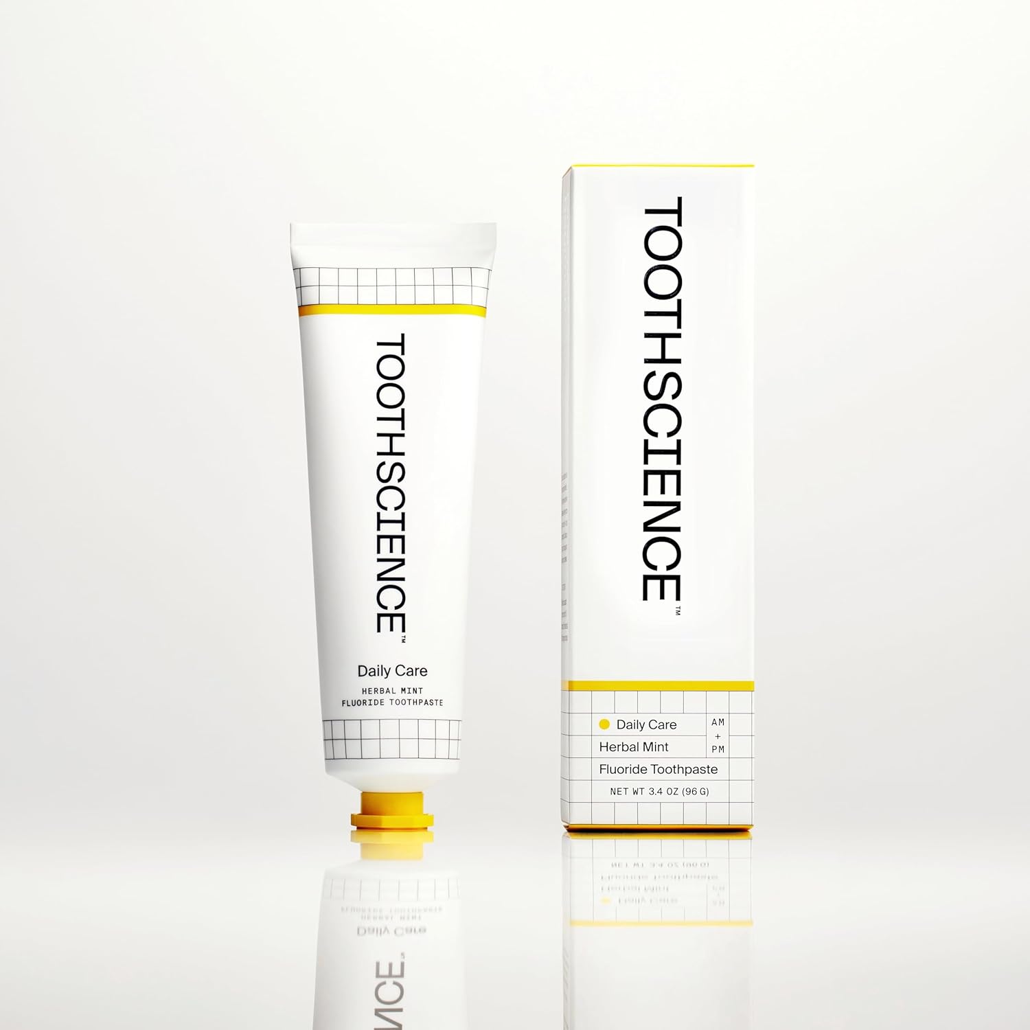 Daily Care Toothpaste – 4-in-1 Fluoride Formula, Naturally Flavored with Peppermint & Spearmint Oils, Free of Dyes, Alcohol & SLS/SLES (Fresh Mint, 3.4 oz)