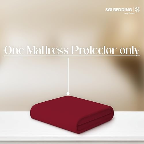 Vista 17 de SGI King - Funda protectora de colchón impermeable de 36 pulgadas, estilo ajustado, tela de rizo súper suave, color blanco, se adapta a un bolsillo