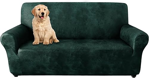 molasofa Fundas de asiento de amor para decoración del hogar, fundas de sofá de dos plazas suaves de elastano, funda de sofá de 1 pieza sin pelusas,