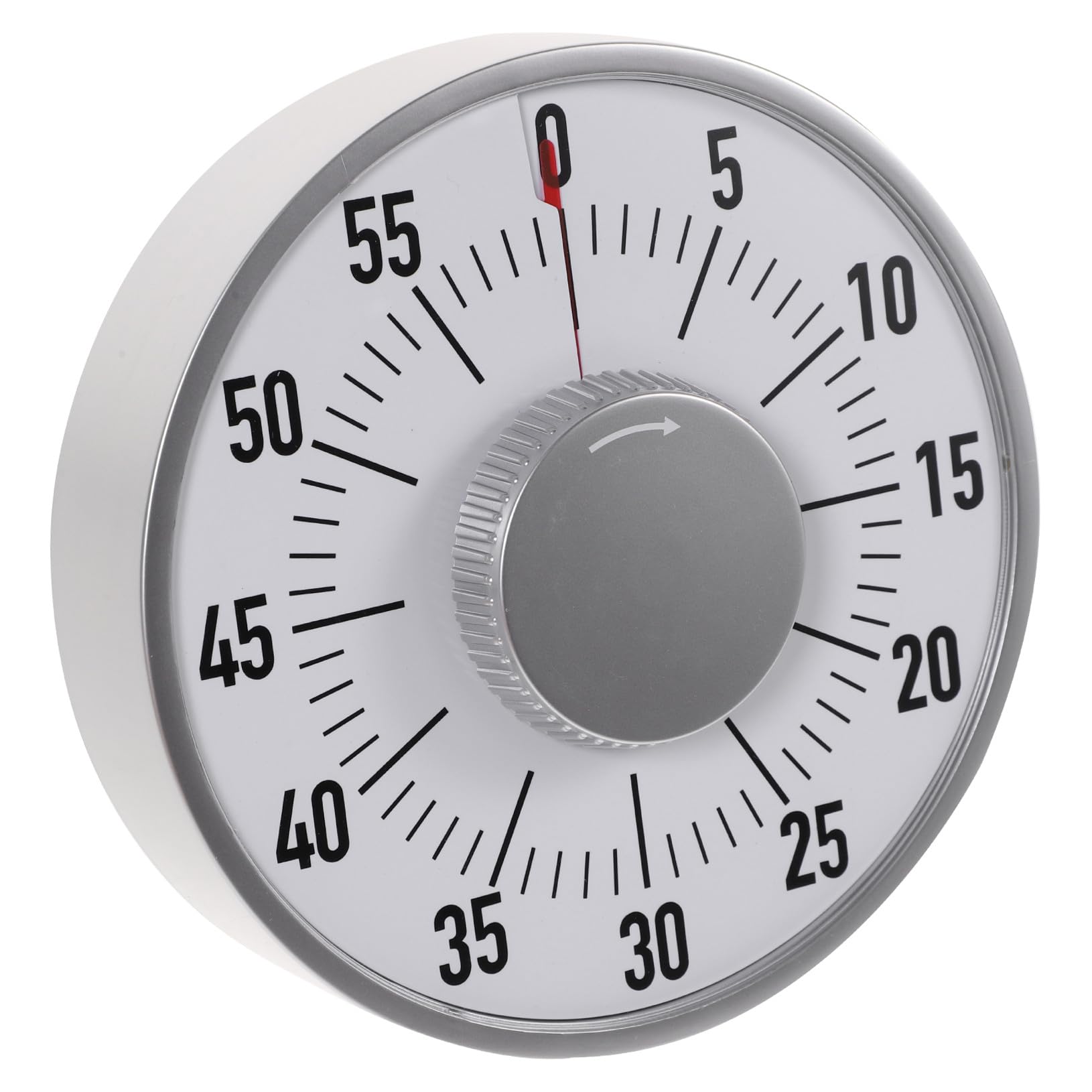 MAGICLULU Timer da Cucina per Studio in Abs Bianco, Conto alla Rovescia Promemoria, Pratico per Cottura e Allenamento