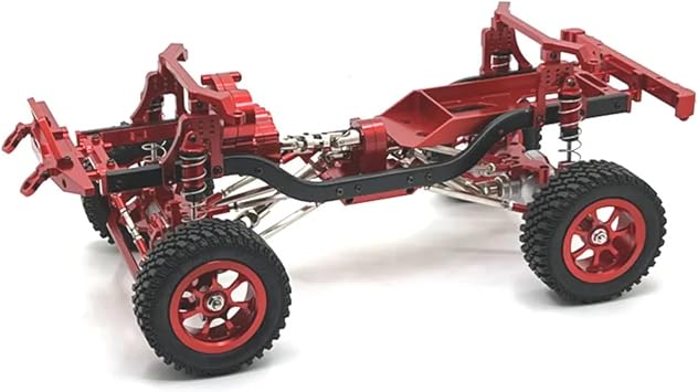 RC Car Upgrade Parts for MN for G500 for MN128 MN86 MN86S MN86K MN86KS 1/12 RC Crawler Car Upgrade Parts Accessories Metal Assembled for Chassis FrameRed