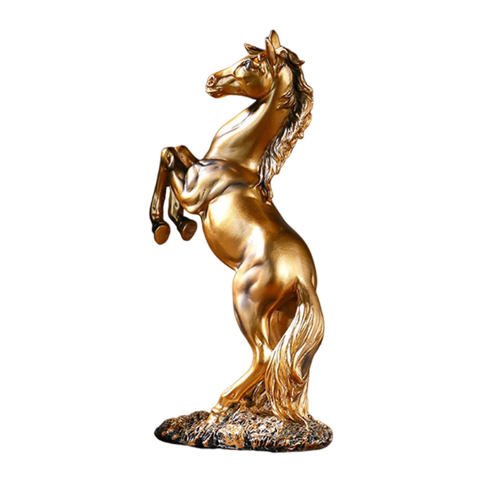 TWISAXC Horse Statue Decor Sculpture For Home Decor Creates New Look In Living Rooms And Bedrooms Horse Figurine Ornament Animals Sculpture Crafts Cabinets