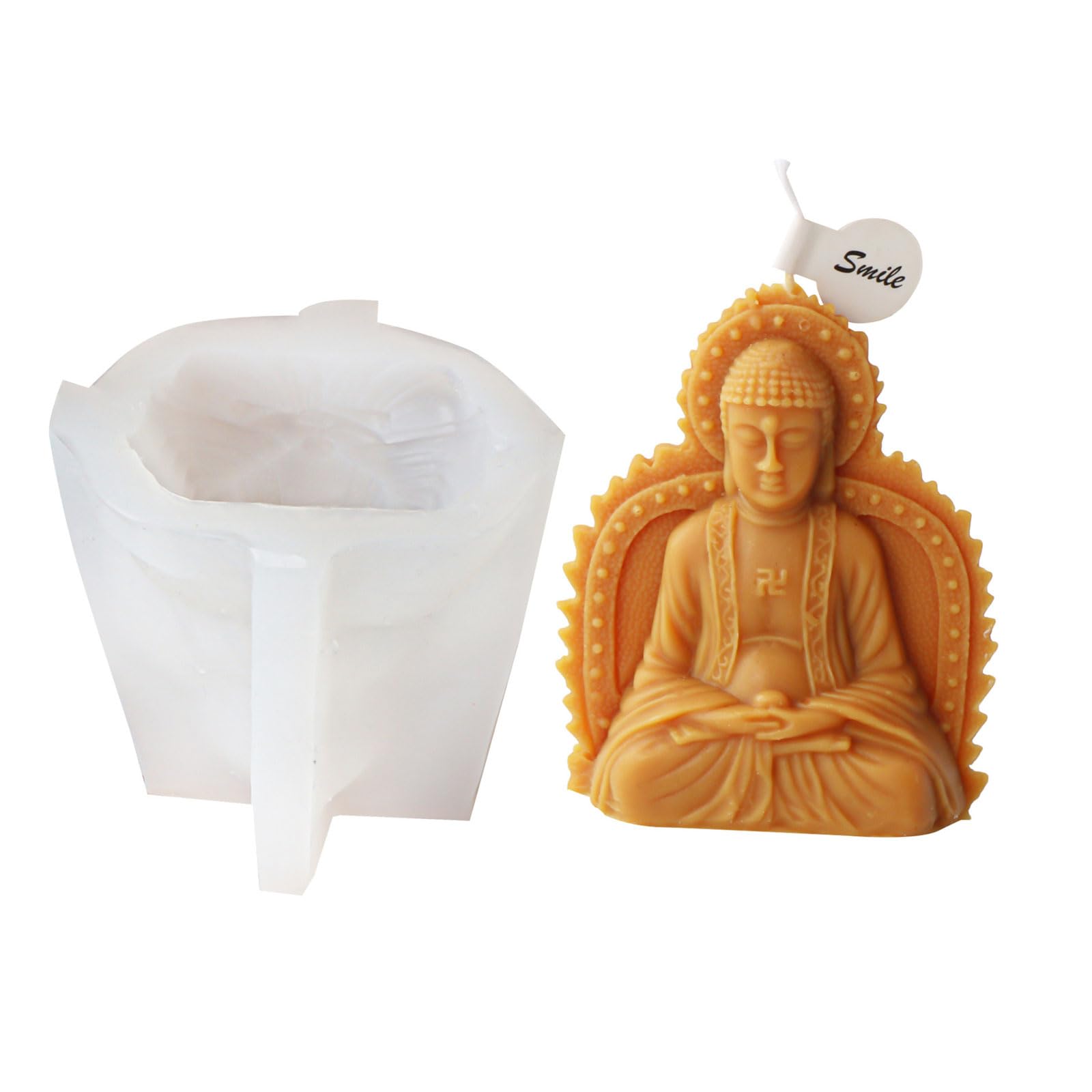 Jazuaiao Bodhisattva Shaped Resin Molds Religious Theme Molds for Making Soap Chocolate for Making