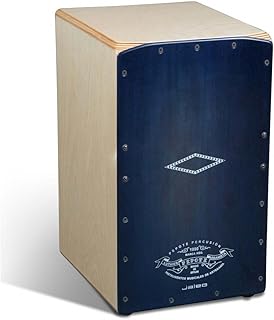 CAJON RUMBERO - Pepote (Jaleo) Colores (Tapa Azul) (28,5 x 29 x 47 Cm.)