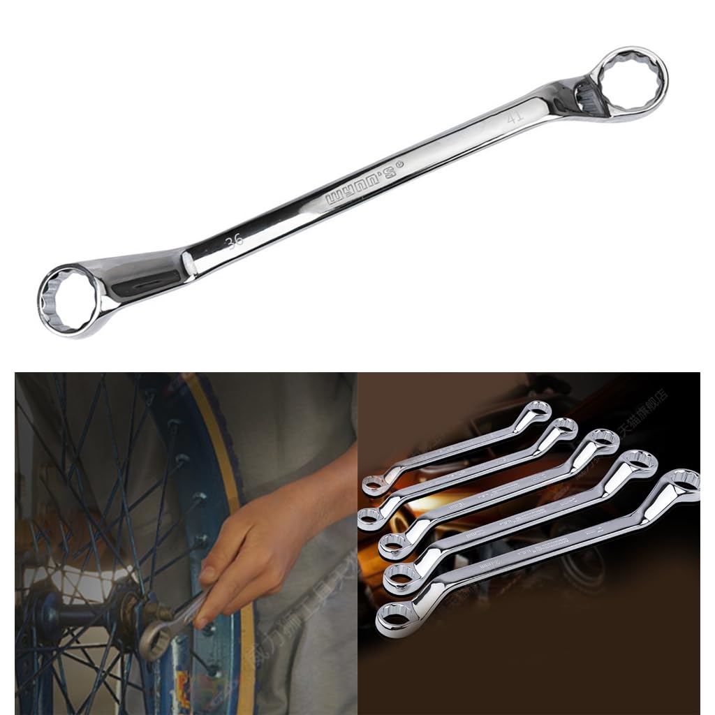 Shinycome Heavy-duty Metric Ratchet Wrench Double Box End Corrosion Resistance Body