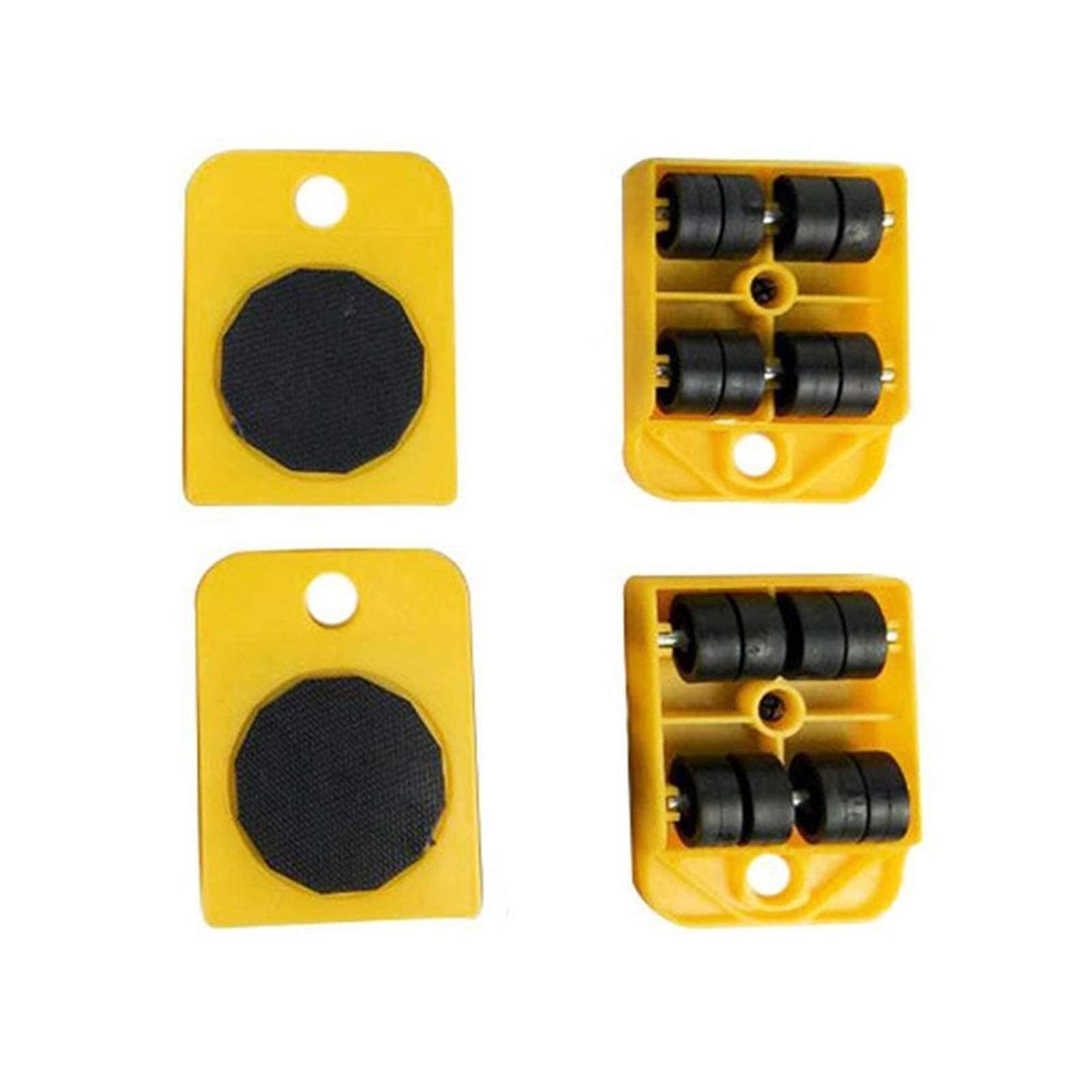 Trasportatore di mobili 4 Pezzi Si muove Mobili Strumento di Trasporto Shifter Ruota Mobile Dispositivo di Scorrimento Rullo di rimozione Strumenti in Movimento Pesante Solleva Facilmente Oggetti PE