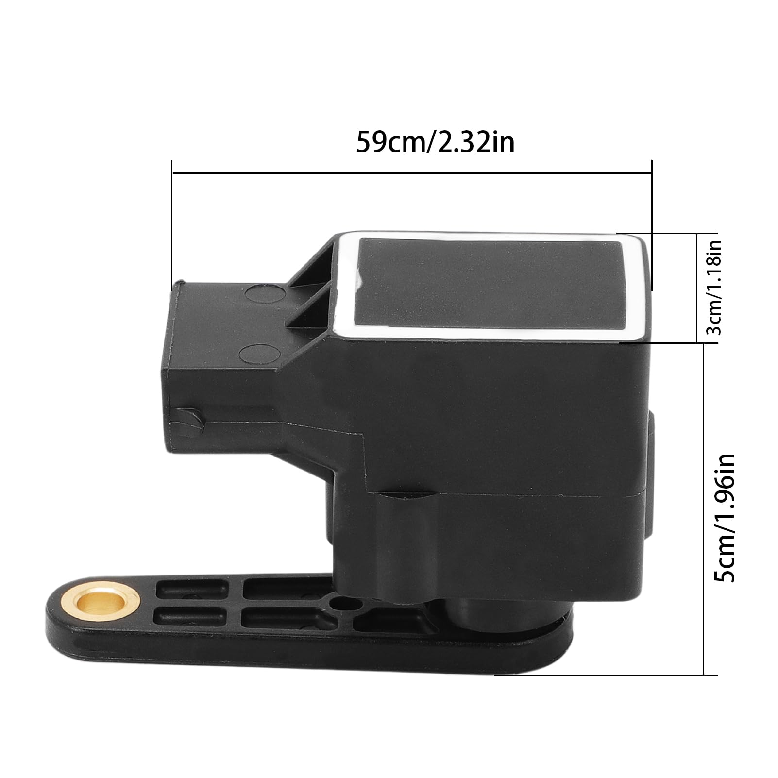 2x Niveausensor Luftfederung für BMW E46 5er E39 E60 E61 E38 E65 E66 E67 X3 E83 X5 E53 E46 M5 E60 E61 E85 E86 E89 1994-2018 Niveau Sensor Höhensensor Vorne Hinten zur Leuchtweitenregulierun