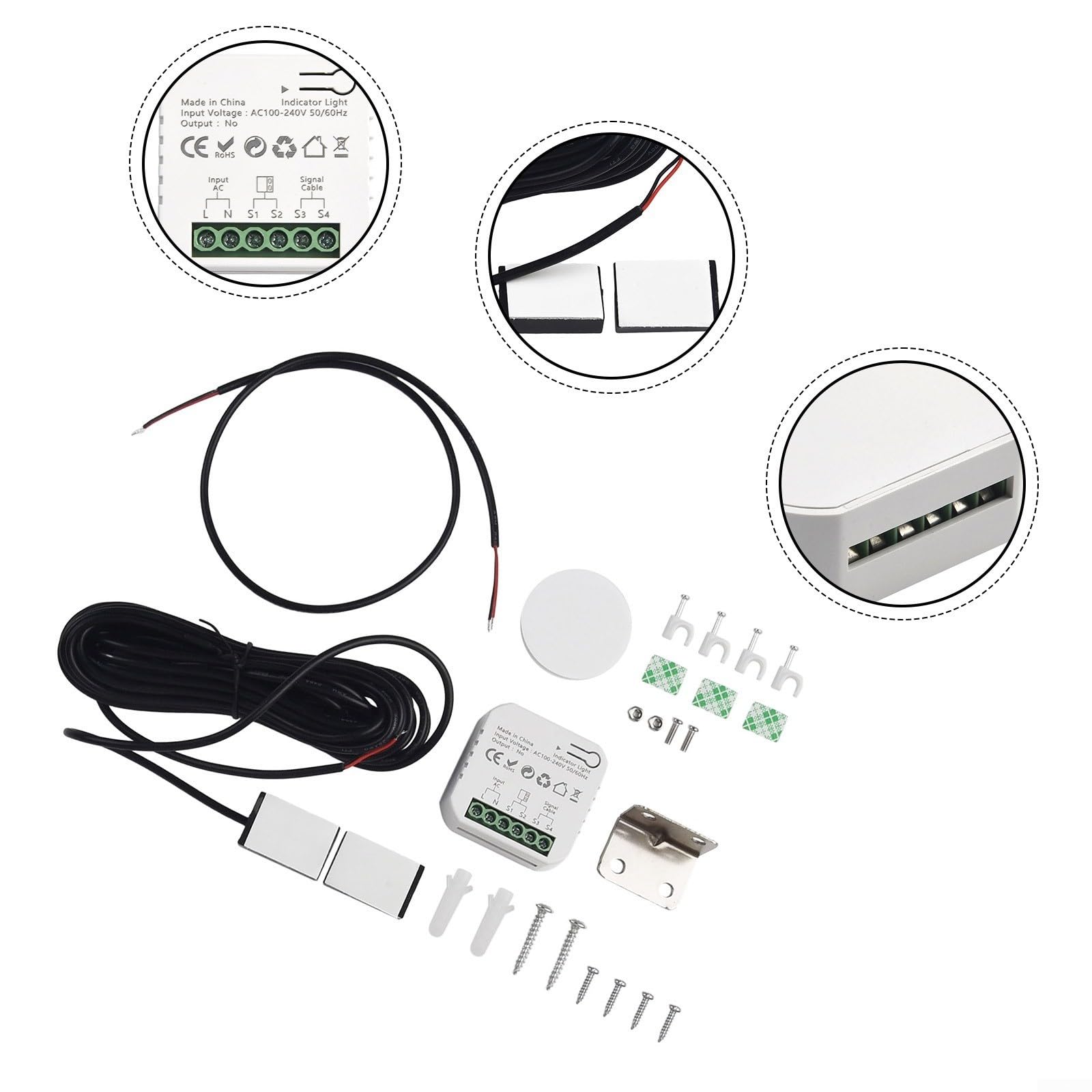 Apri Modulo WiFi Porta Garage Controllo Vocale Telecomando Smart Life App Controller