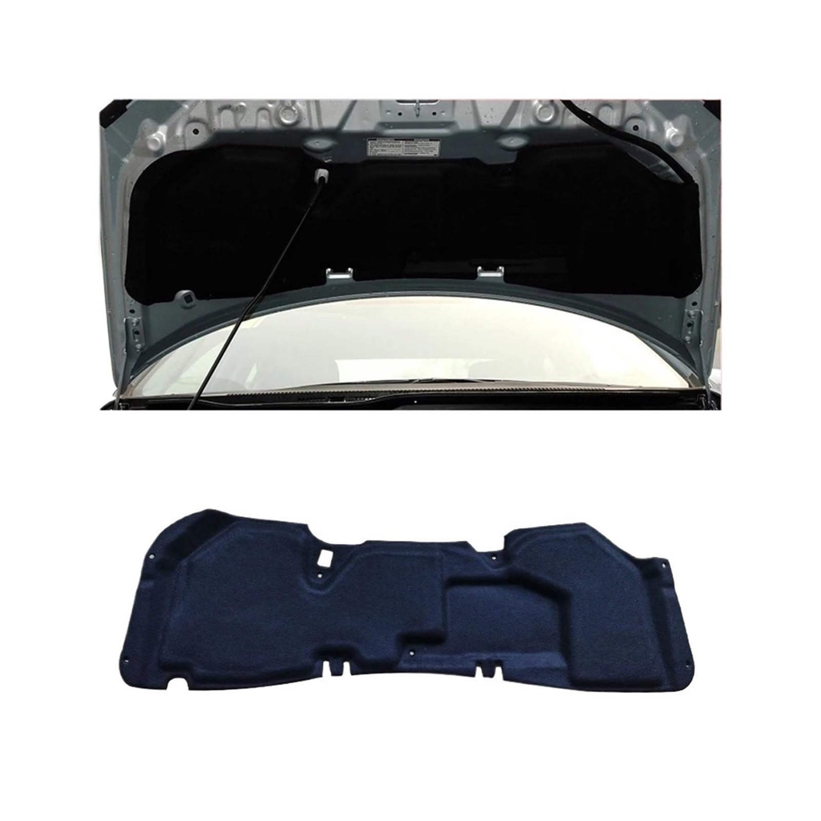 2012-2015 Engine Soundproof Insulation Cotton Pad Compatible for Honda Civic 2012 2013 2014 2015 Accessories Firewall Heat Sound Cover
