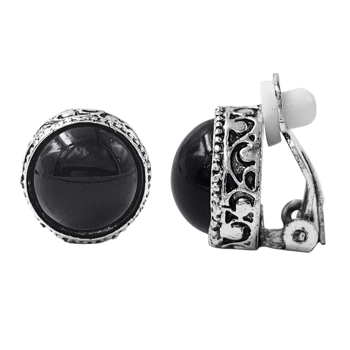 HAISWET Simulated Pearl Gold Tone Earrings for Women