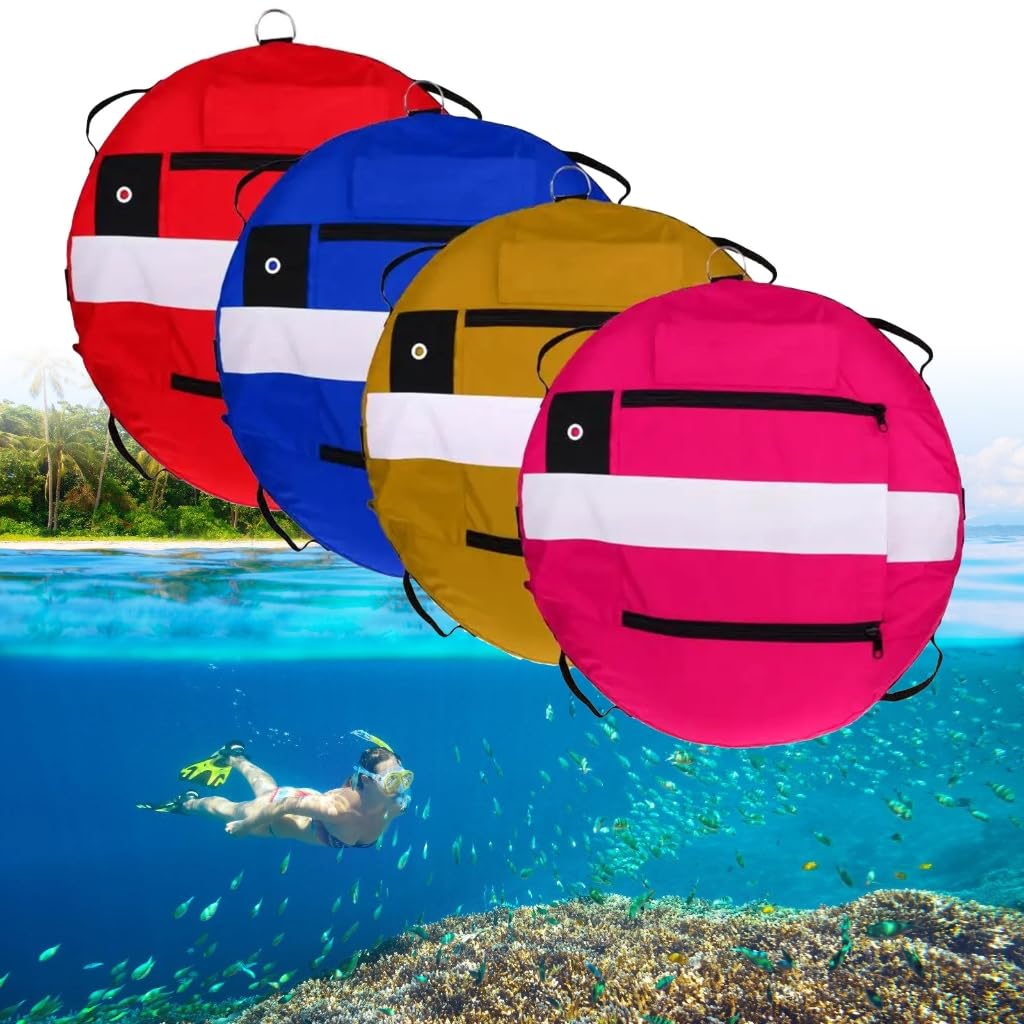 Bouée de plongée gonflable pour pêche sous-marine