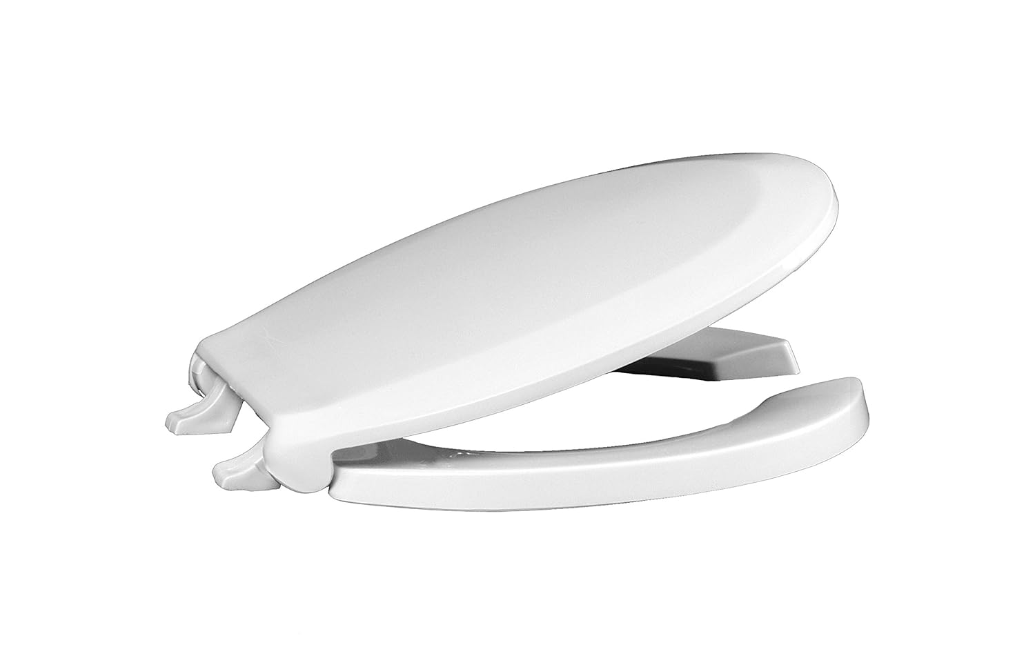 Centoco 460STSFE001 Round Plastic Toilet Seat, Open Front with Cover