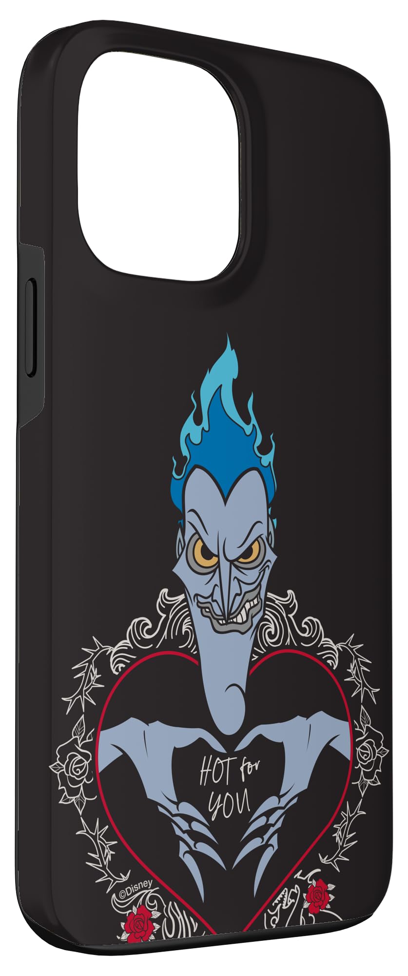 Custodia per iPhone 13 Pro Max Disney Villains Hades Hercules Hot For You San Valentino