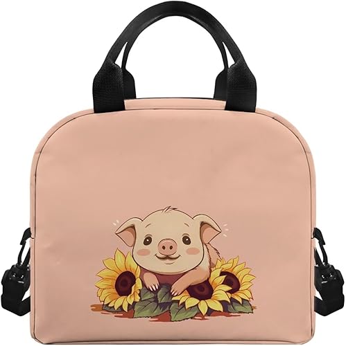 Vista 219 de doginthehole Bolsa de almuerzo portátil de teñido anudado azul, bolsa de almuerzo, organizador reutilizable, hielera para adultos, al aire libre