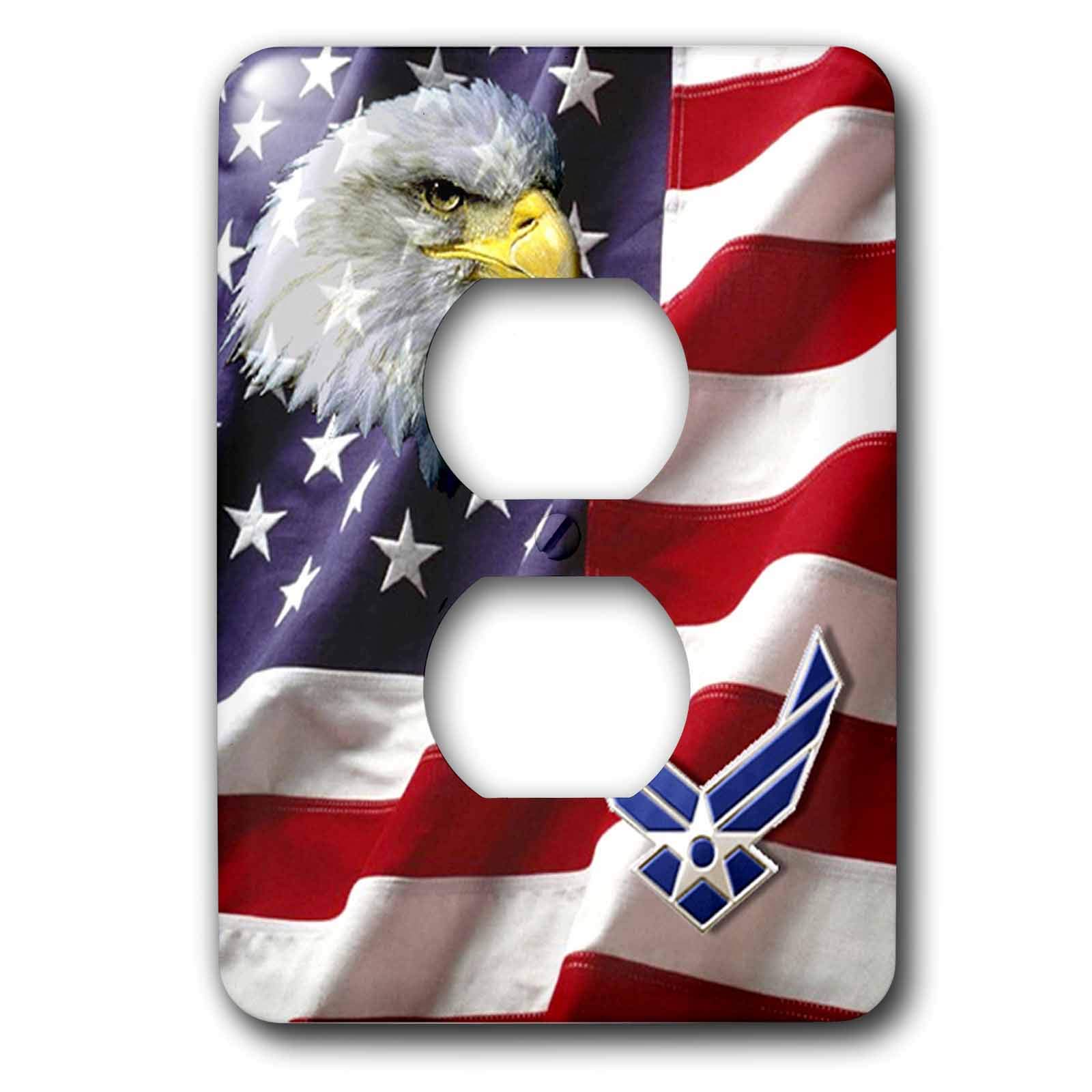 Couvercle de prise USAF Airforce-2 pour masquer les plaques électriques usées et ternes