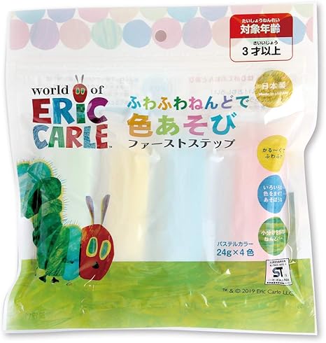 Amazon はらぺこあおむし 紙粘土 ふわふわねんどで色あそび ファーストステップ 24g 4色入 ねんど おもちゃ Amazon はらぺこあおむし 紙粘土 ふわふわねんどで色あそび ファーストステップ 24g 4色入 ねんど おもちゃ