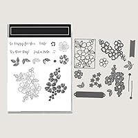 2025-2026 Stamps and Dies for Card Making,Stamps and Dies Sets for Christmas, DIY Various Festivals Album Scrapbooking Birthdays Greeting Card (M5909)