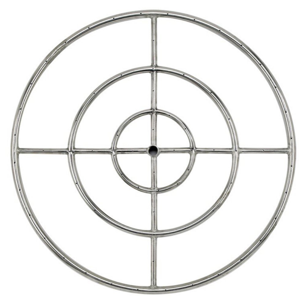 Stanbroil 36" Round Fire Pit Burner Ring, 304 Series Stainless Steel, BTU 443,000 Max