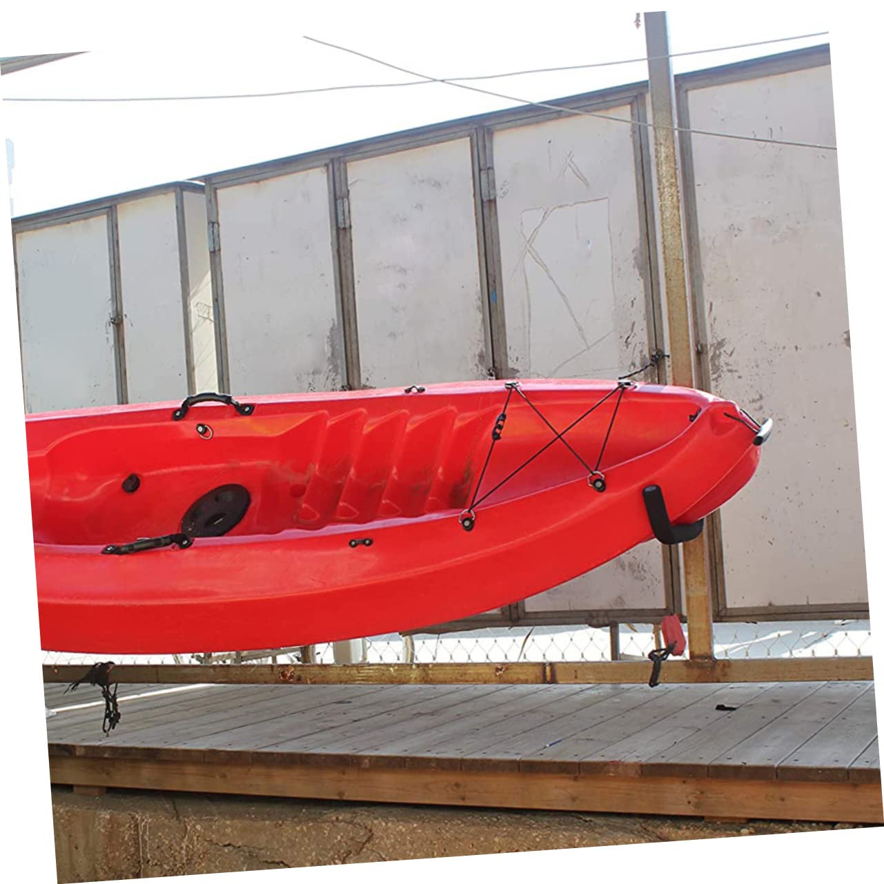 Toddmomy Supporto da Parete Installazione Semplice in Lega di Alluminio per Kayak per Uso Interno per Pagaie e Canoe