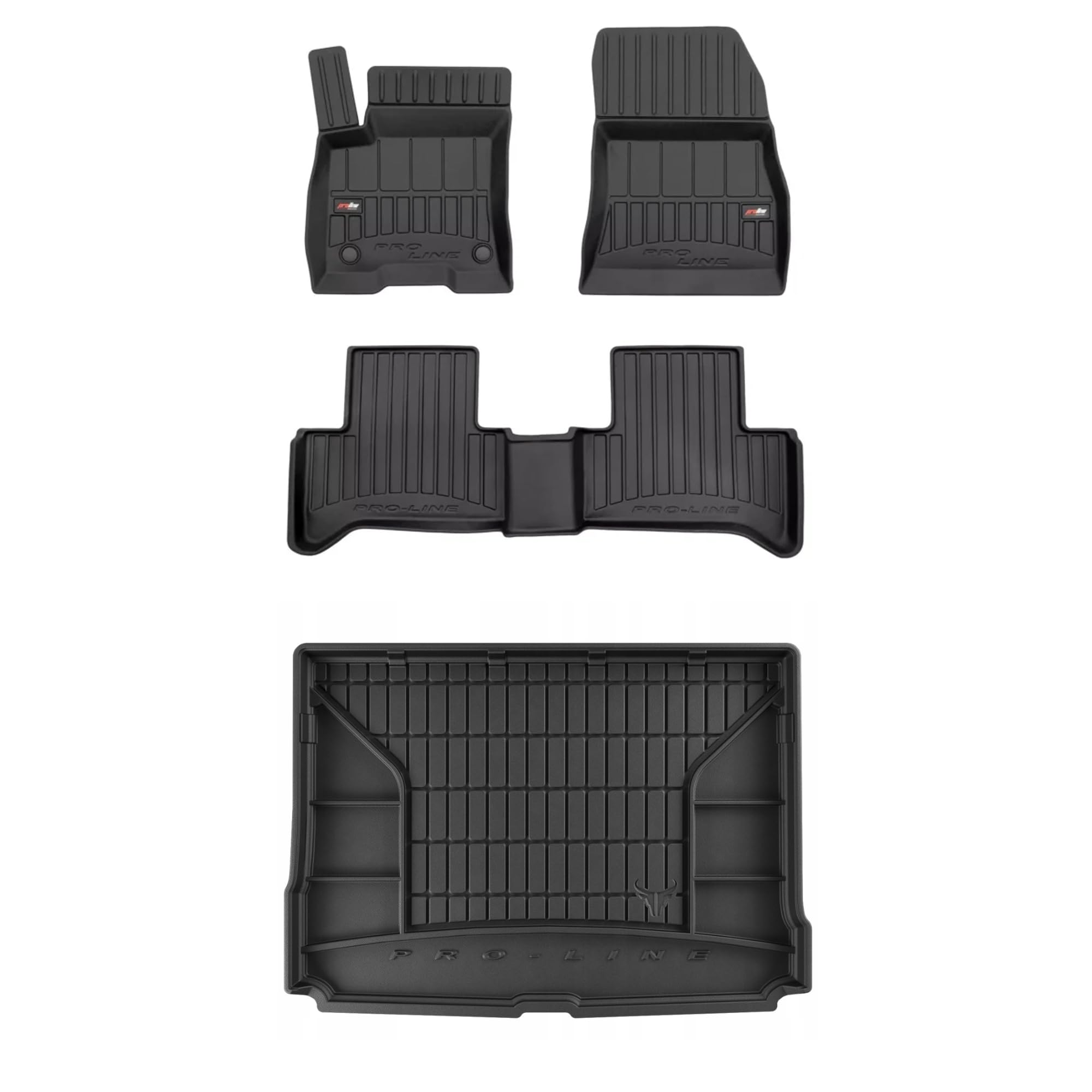 MOTOS Set de alfombrillas de goma y alfombrillas de maletero para Mercedes-Benz EQA H243 desde 2021 Mejora la comodidad de tus viajes con la alfombrilla antideslizante para coche 3D- alfombrillas para