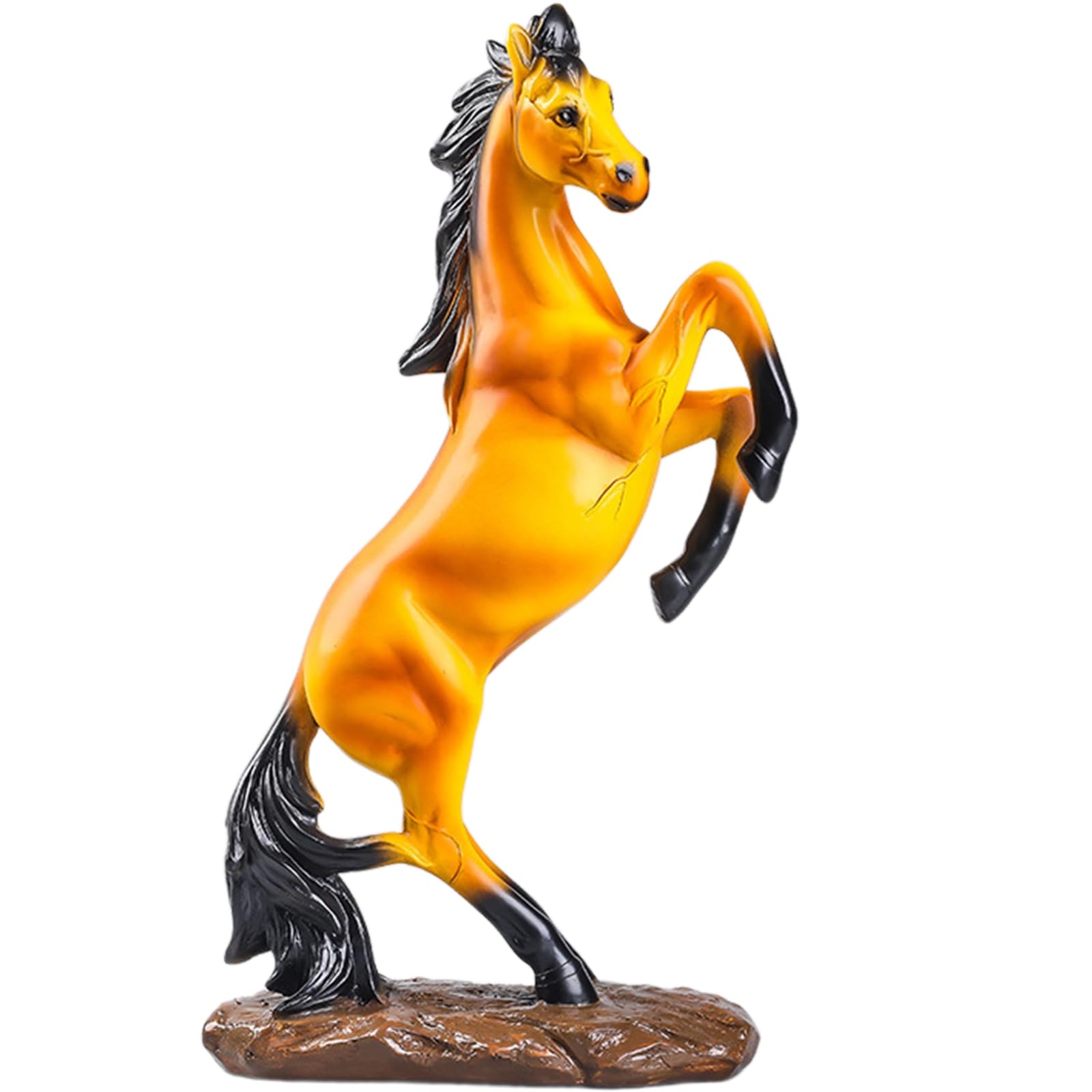 YXCQHZM Horse Statues and Sculptures - Horse Figurine Home Decor - Equestrian Gift for Horse Lovers (BROWN)
