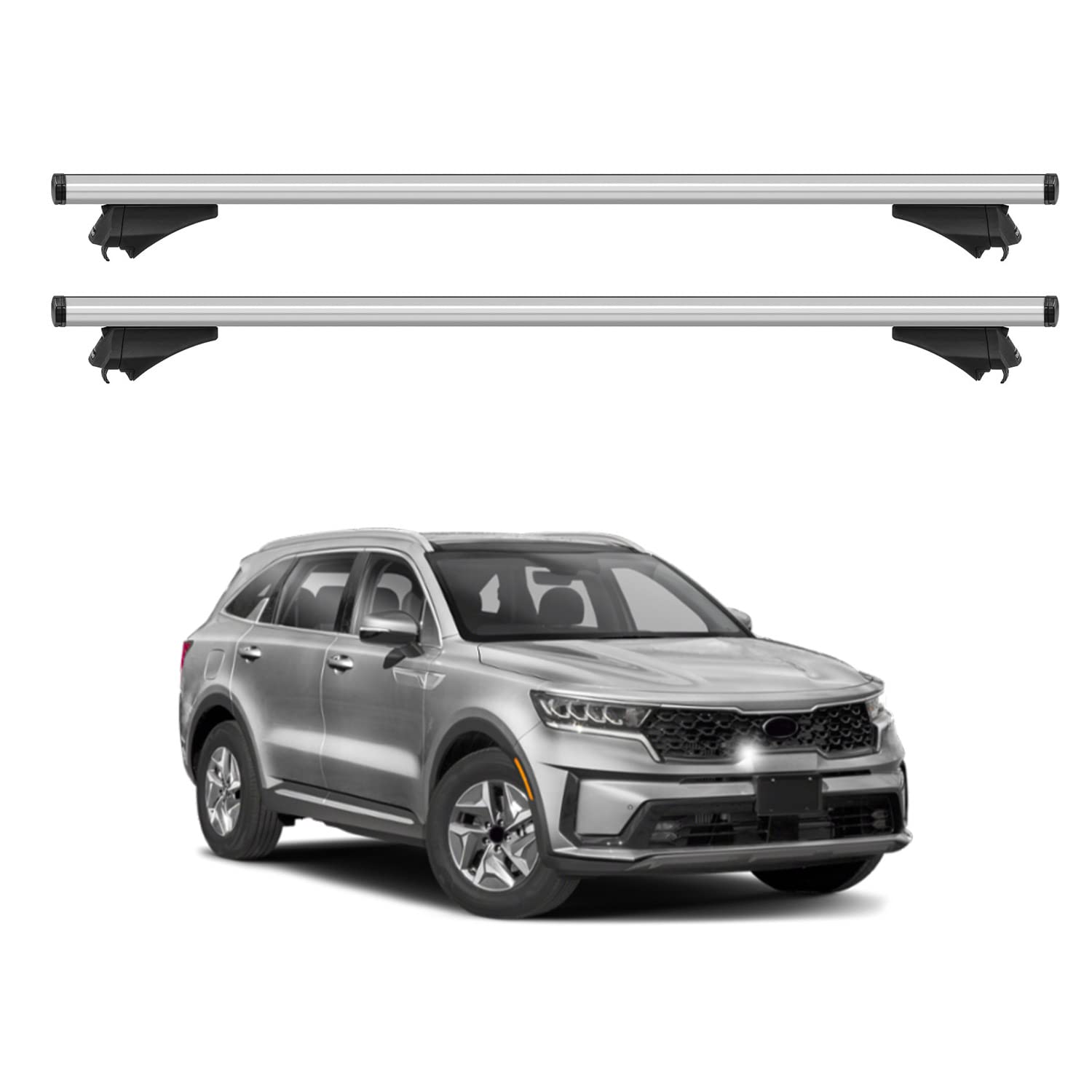 Buy OMAC Roof Rack Cross Bars for Kia Sorento Hybrid 2020 to 2023