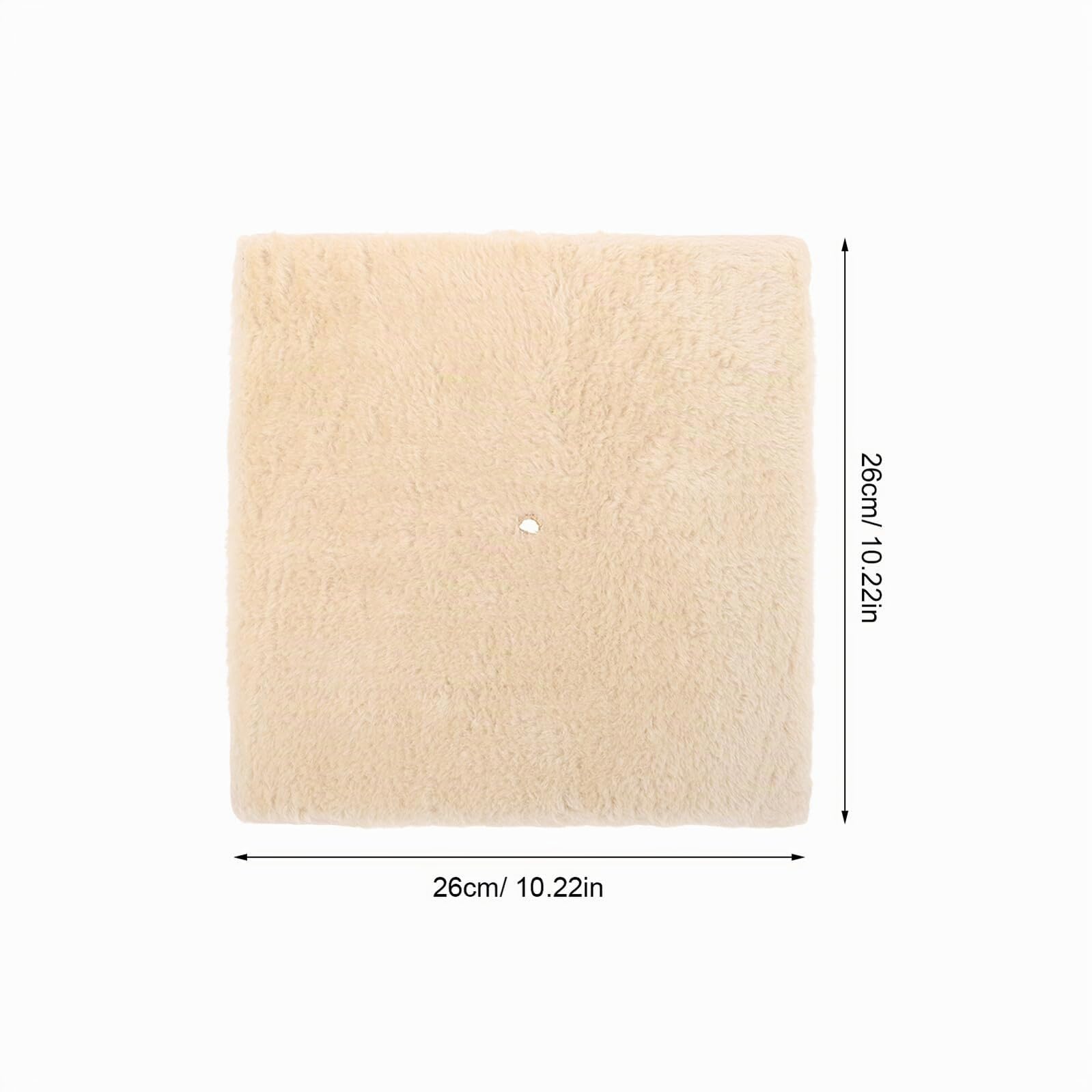 Base De Remplacement pour Griffoir Chat en Peluche Beige 10.24X10.24X0.79 Pouces Planche DIY pour Arbre À Chat Support Stable pour Meubles d'escalade FéLine