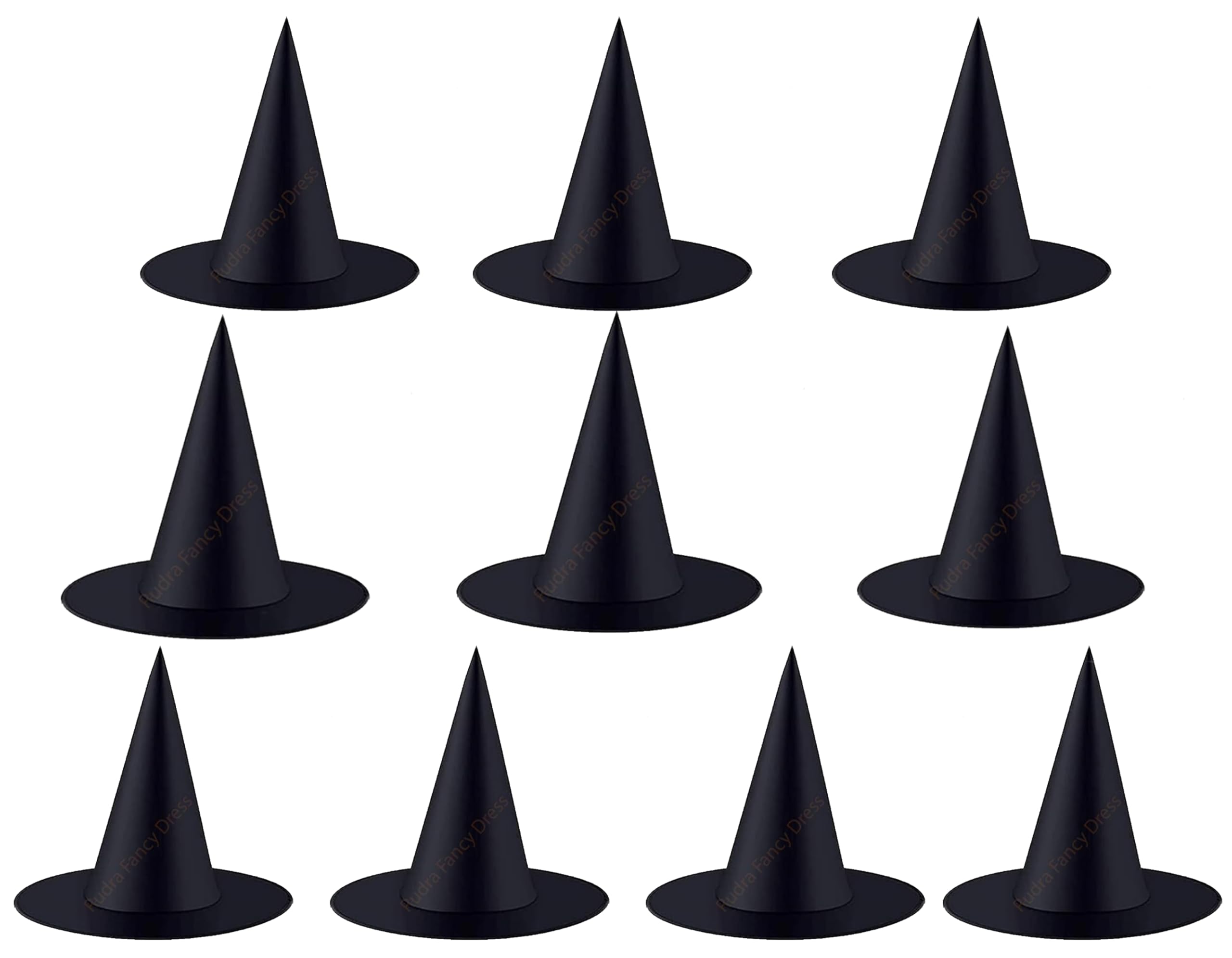 Rudra Fancy Dress Halloween Cap for kids | Halloween Hat for adults | Multicolor Halloween Hat Fancy dress competition for school Function halloween parties (Pack of 10, Halloween Black Hat) (B0CKR8YBYS) Amazon Price History, Amazon Price Tracker