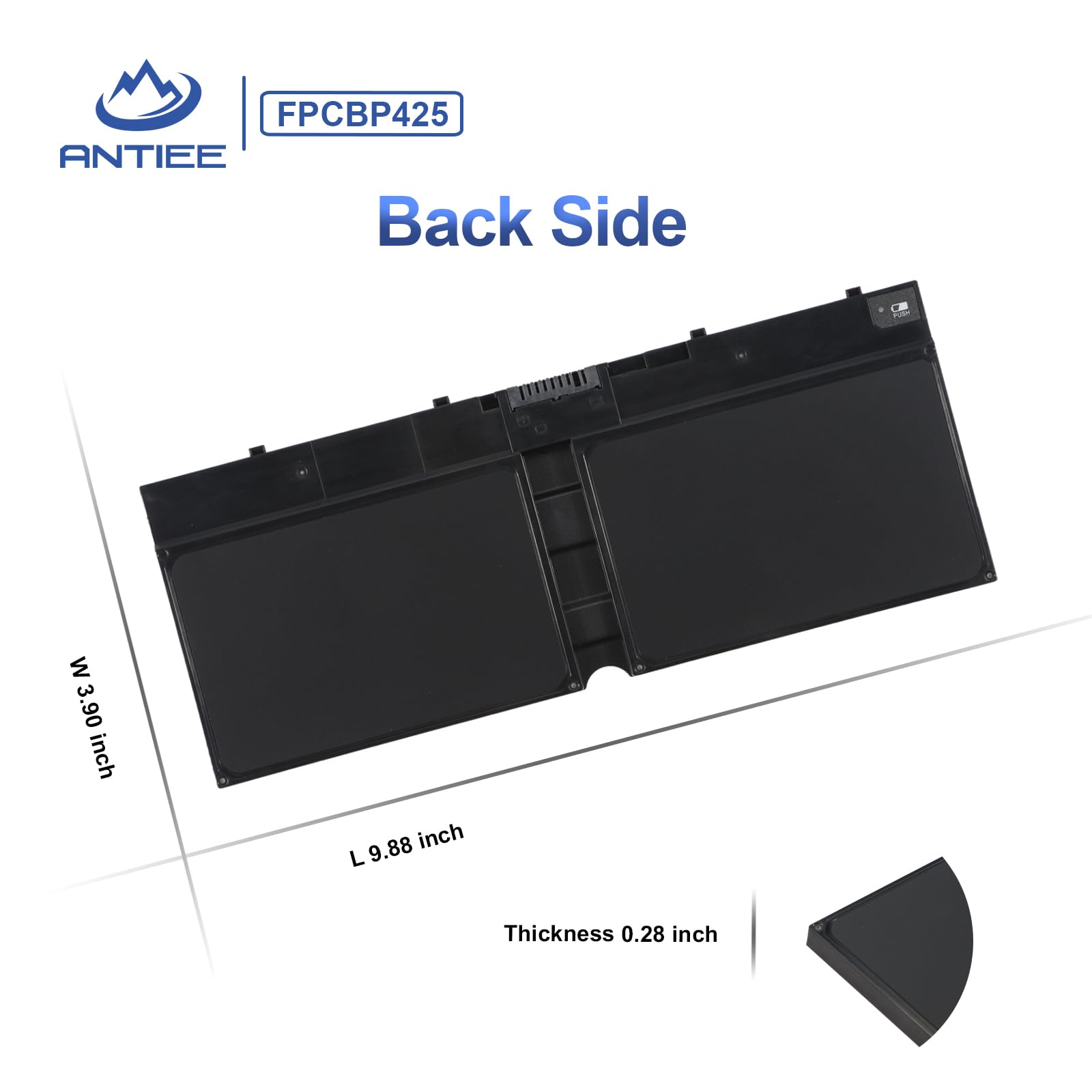 ANTIEE FPCBP425 Laptop Batterie per Compatible with Fujitsu LifeBook T904 | T935 T936 U745 2-in-1 Ultrabook Series Notebook FMVNBP232 FPB0315S Replacement Batterie 14.4V 45Wh 3150mAh