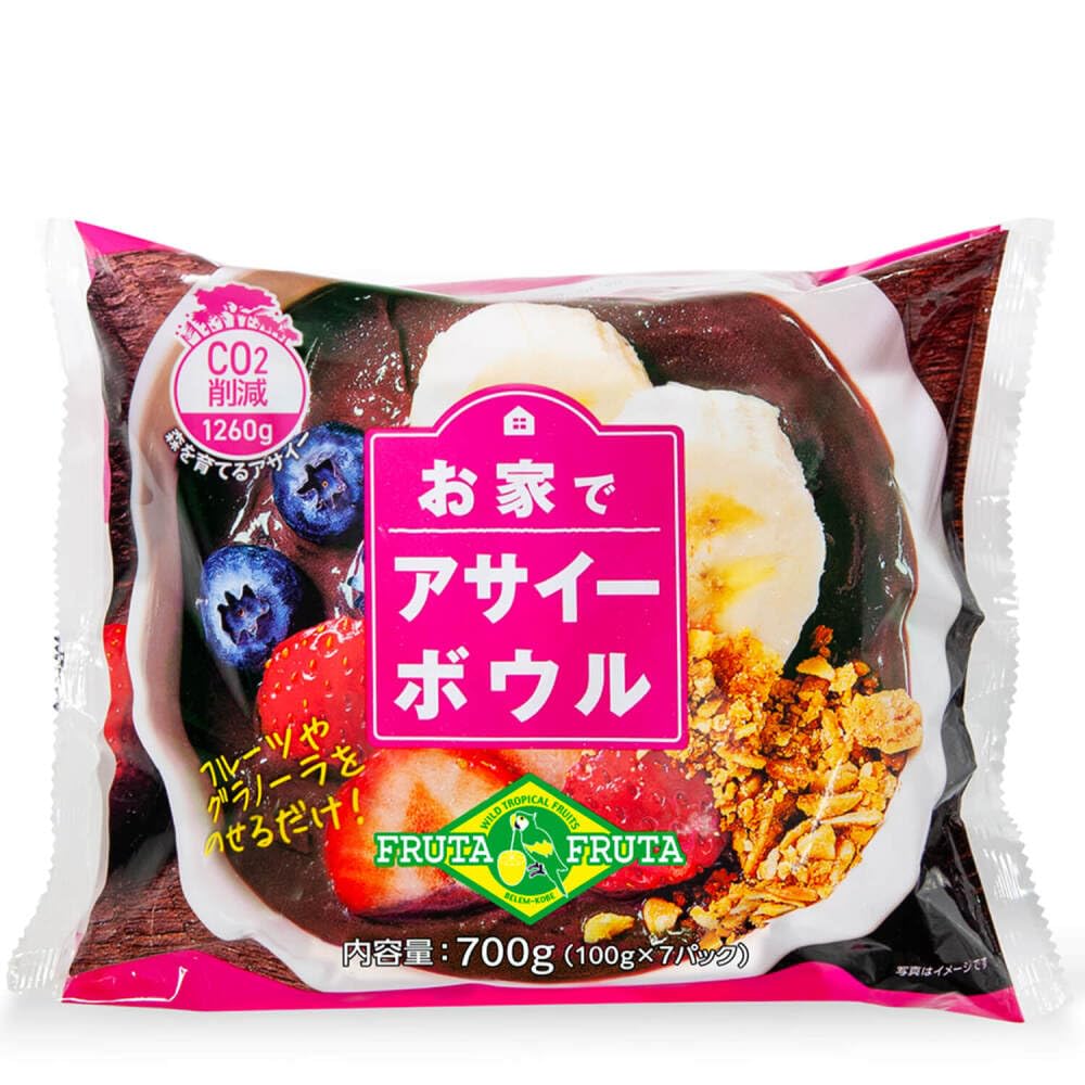 Amazon | フルッタフルッタ お家でアサイーボウル 100g×7パック FRUTA 