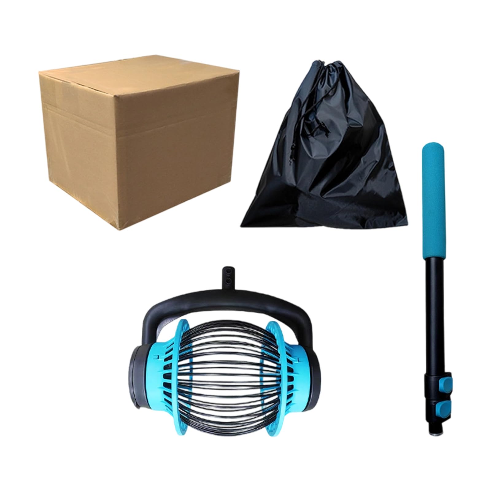 Herramienta profesional de cosecha extensible de aleación de aluminio con agarre ergonómico, adecuada para árbol de patio, recolección de frutas, herramienta de cosecha de jardín