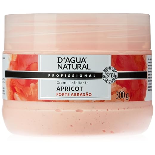 D'AGUA NATURAL Creme Esfoliante Apricot Forte Abrasão D'Agua Natural 300 G