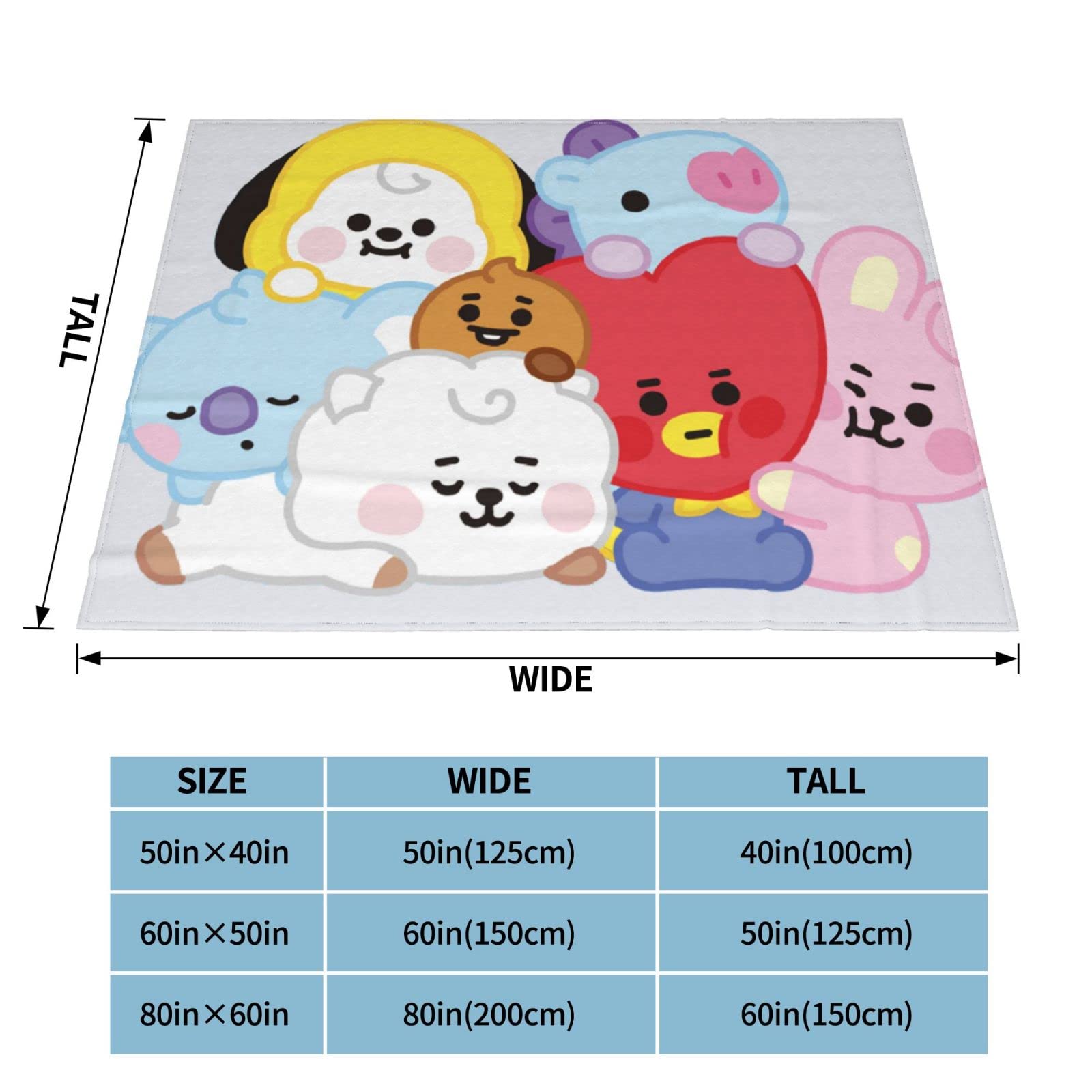 Amazon.co.jp: 防弾少年団・Bt21 ブランケット blanket