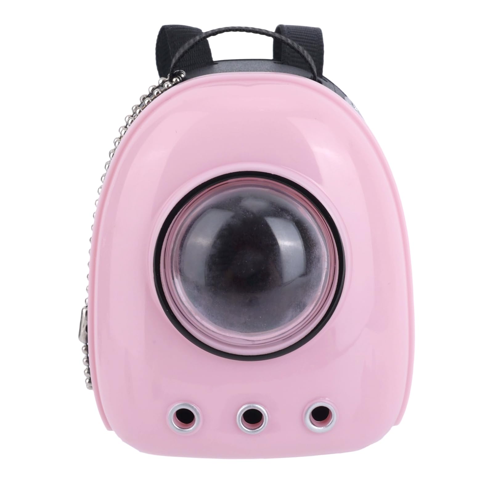 Backpack for Doll, Cute Mini Doll Backpack Keychain Realistic Pet Space Carrier Plush Toy Accessory (Pink)