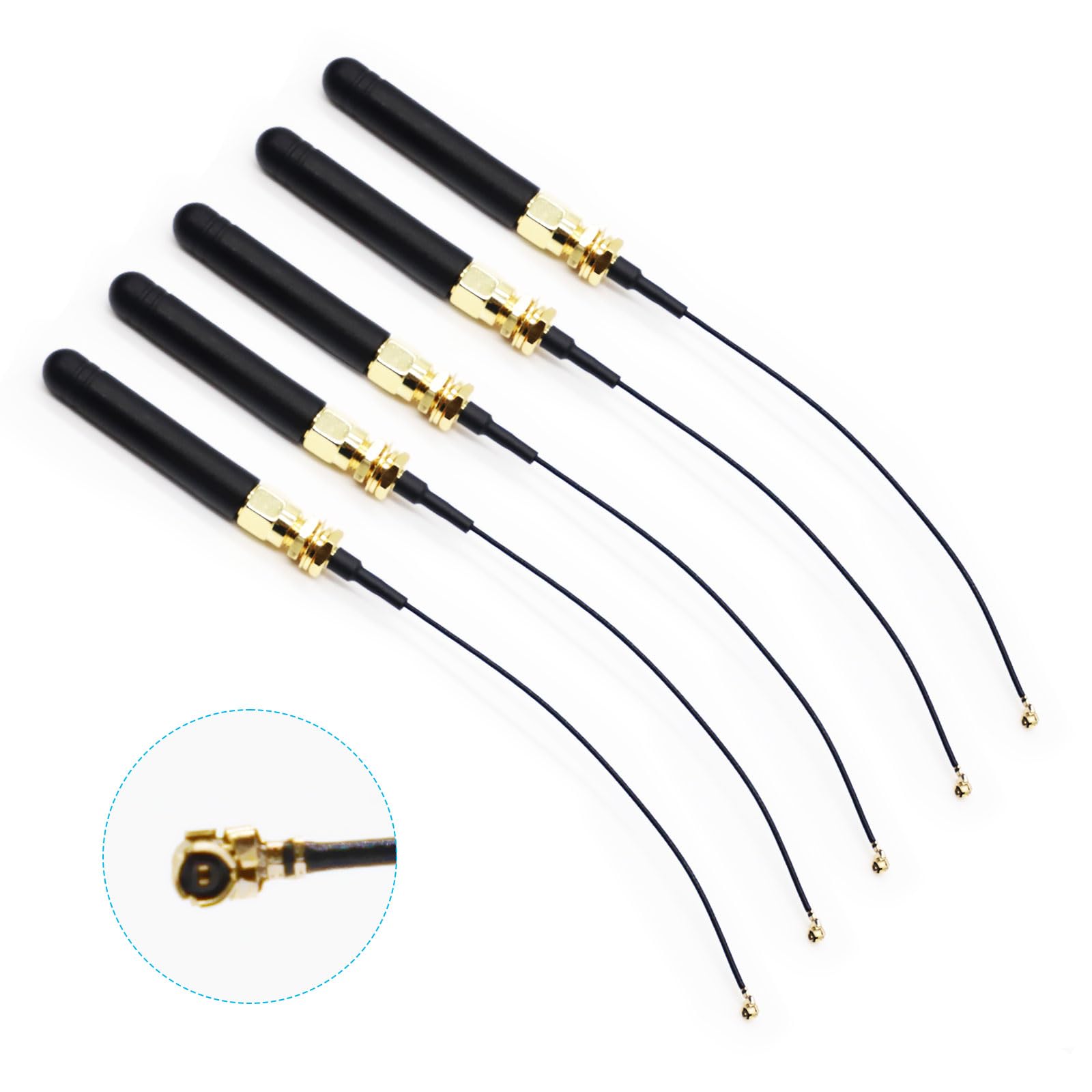 10 Antenne Integrate 868-915 MHz 2dBi Per Scheda Lora V3 - UF.L IPEX - 7cm - Foto 4
