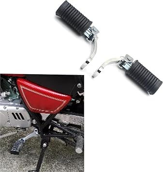 Footpeg Left&Right Footrests Pedals Accessories For Suzuki GN125 GN-125 Cruiser HJ125-8 GN125-H-F Motorcycle Front Footpegs