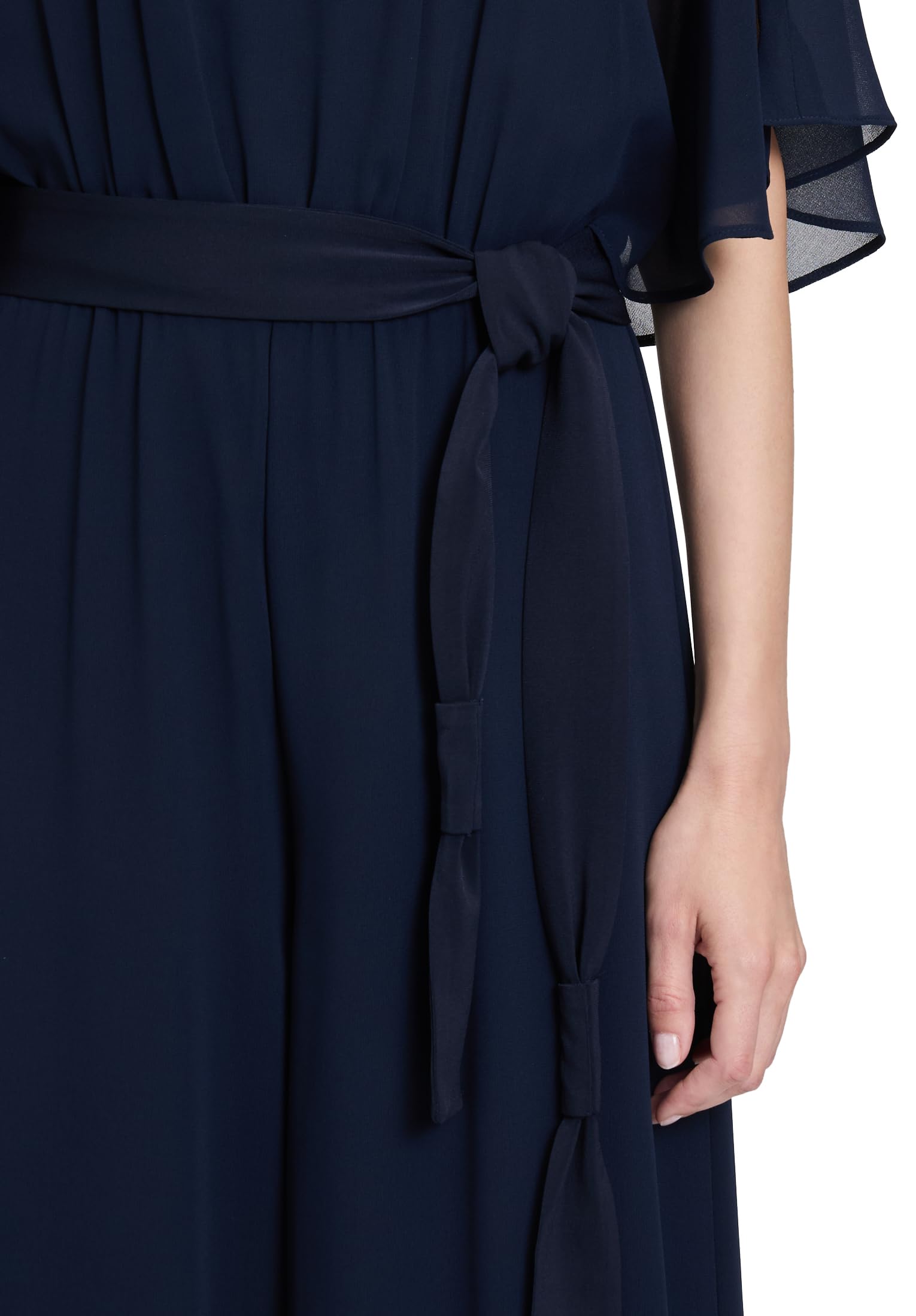 Vera Mont Damen Jumpsuit mit Bindegürtel