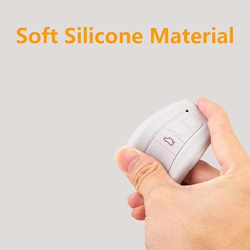 Miniatura 5 de IZOA - Funda para llavero Toyota, protector de llave de silicona con llavero compatible con Toyota Corolla Levin Camry Prado 2018-2021, CHR, Levin,