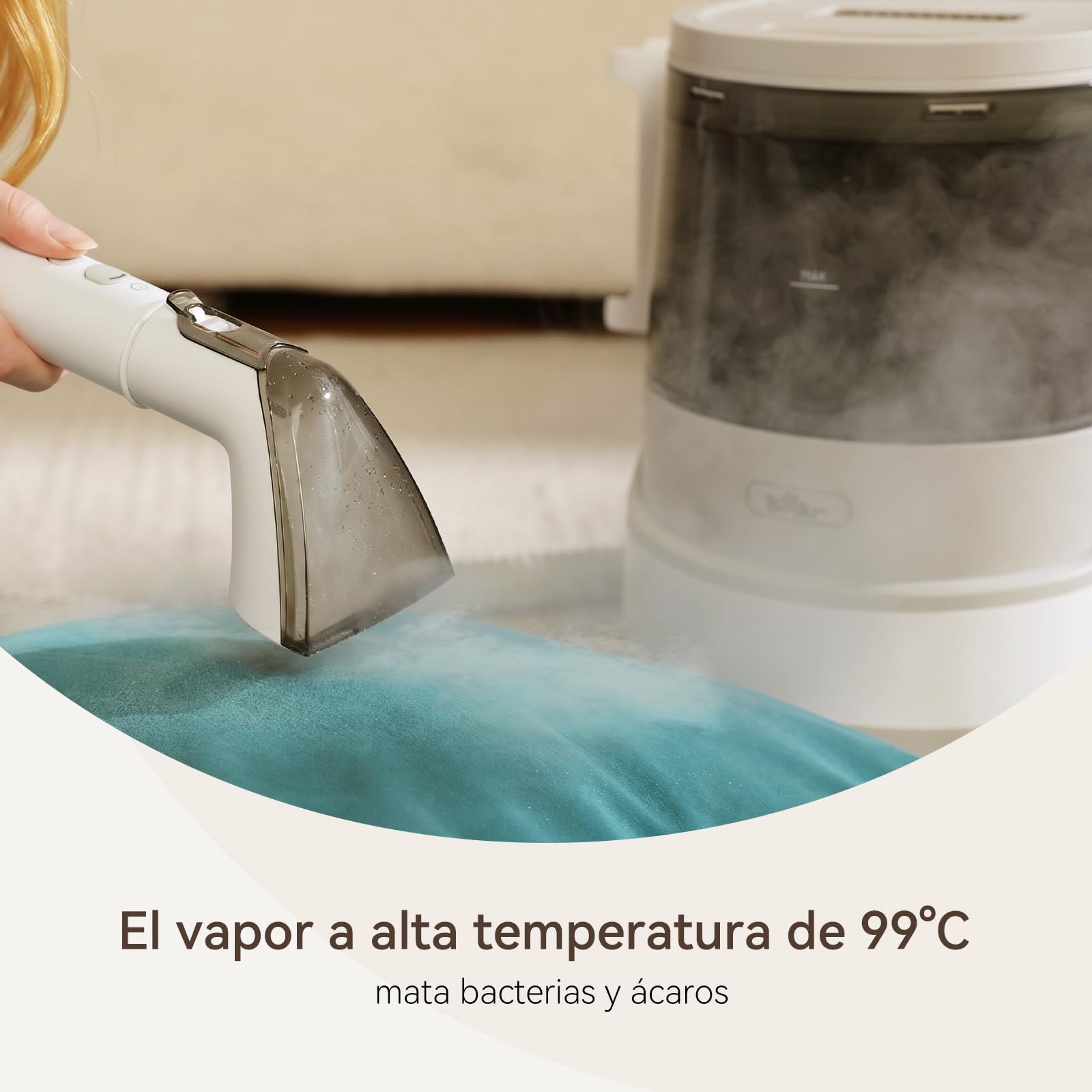 Bear SC3 Aspiradora de Agua Tapiceria Limpiador 1700W, Limpia Aspirador Tapicerias con Agua Sofa Maquina Limpiar para Moquetas Alfombras Colchones,Sofá Auto Coches