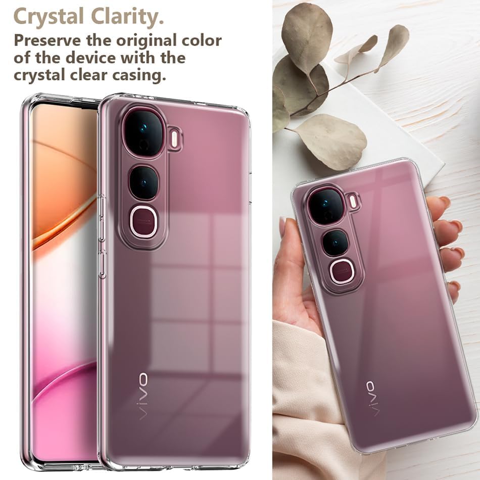 XIVY Crystal Clear Case for Vivo Y400 Pro Yellow - Image 3
