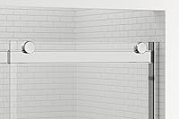 Vista 3 de Basco Shower Door RTLA05B6057CLSV Rotolo Puerta corredera para bañera de 56-60 pulgadas de ancho x 57 pulgadas de alto, cromo, 1/4 pulgadas