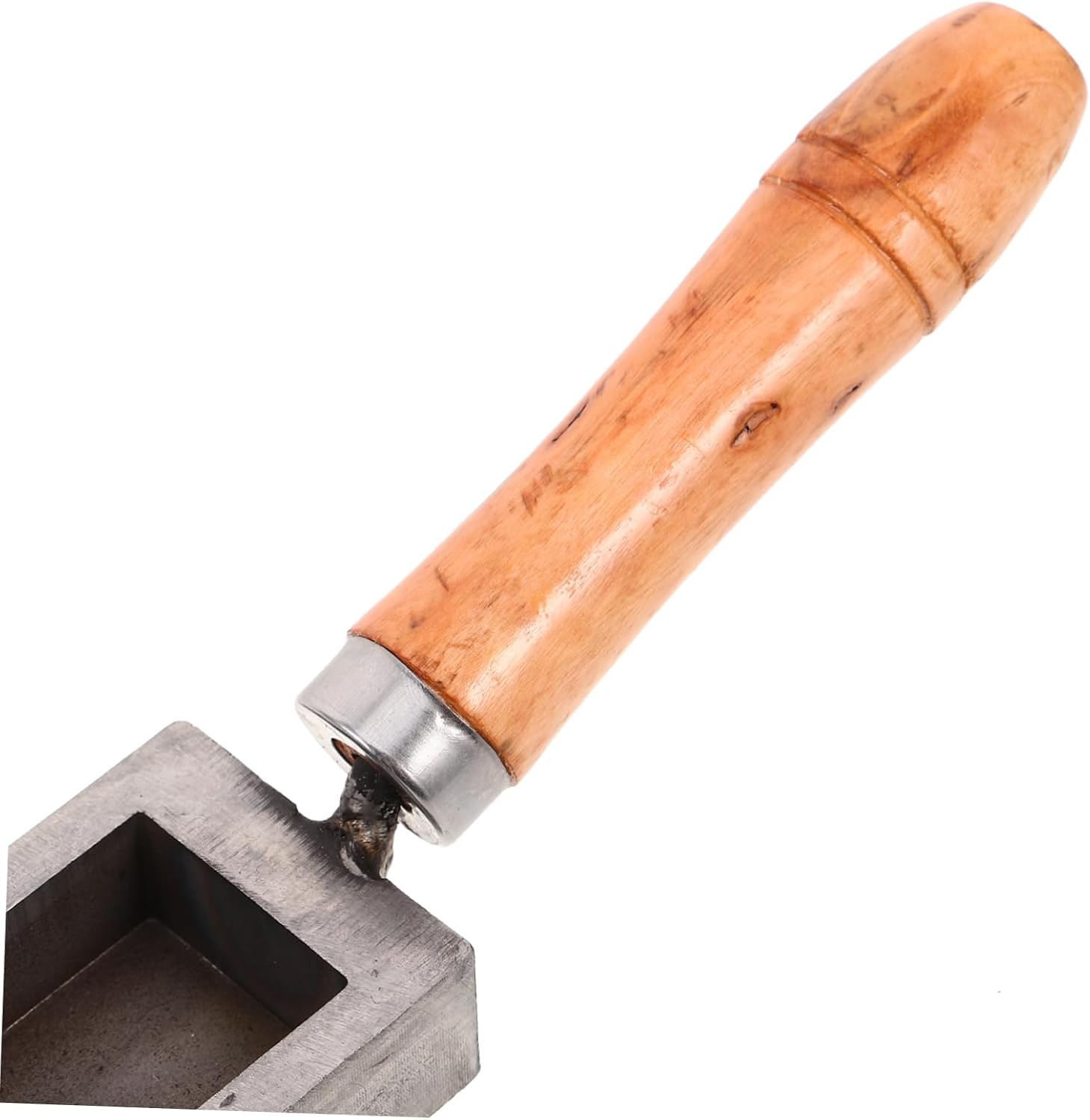 DOITOOL Rustic Ingot Mold Wooden Handle for Melting and Casting Gold and European Design Jewelry Making Tool for Professional and Hobby Use