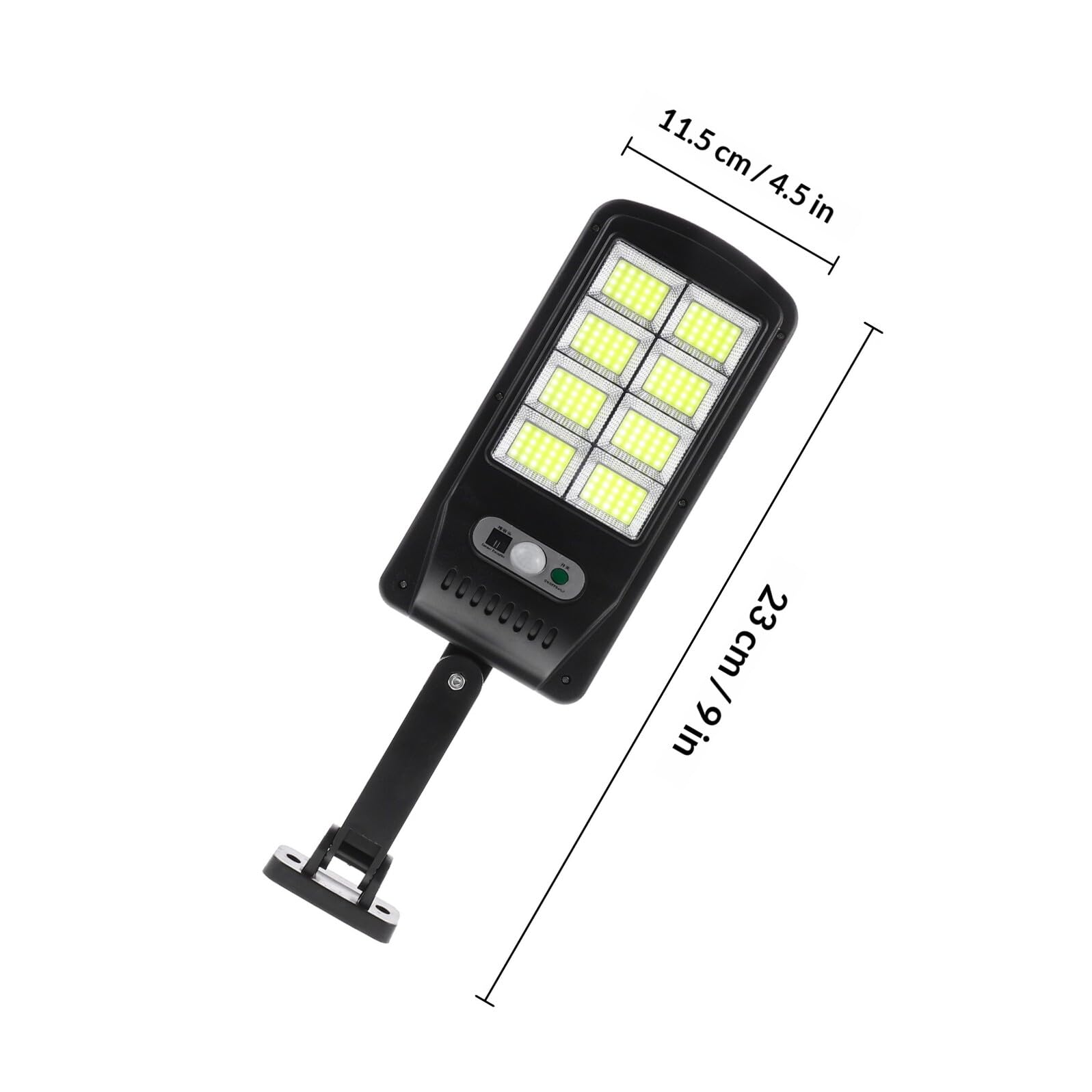 Zerodeko Outdoor Solar Wandleuchte mit Bewegungssensor LED Solarleuchte aus Abs für Garten und Terrasse Wetterbeständig und Robust