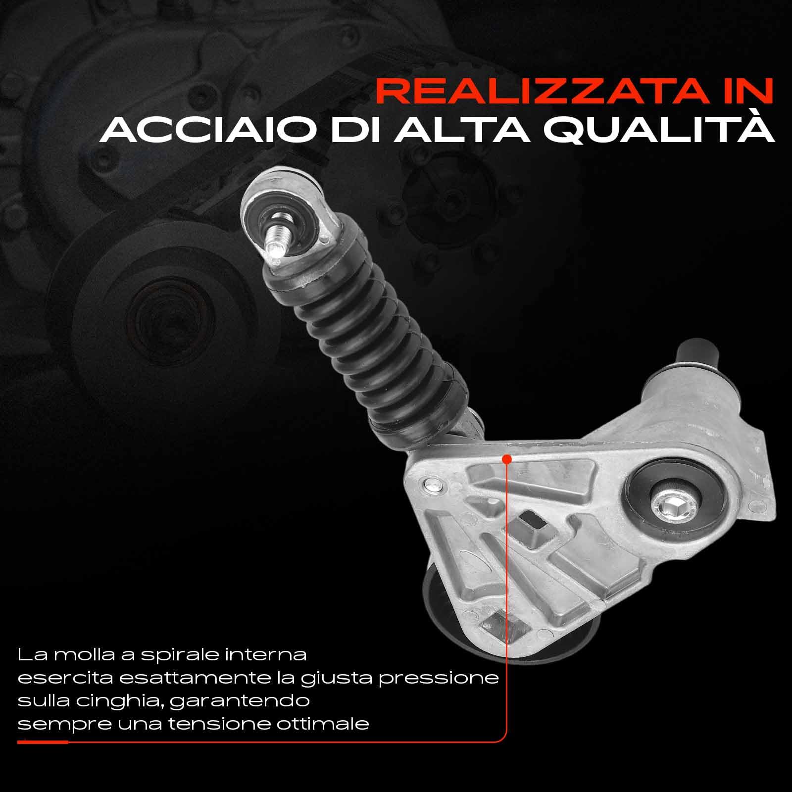 Frankberg Puleggia tendicinghia tendicinghia cinghia trapezoidale | XS7E6A228CB, Compatibile con: Mondeo III Berlina B4Y, Mondeo III B5Y, Transit Box FA, Pianale/telaio Transit FM FN