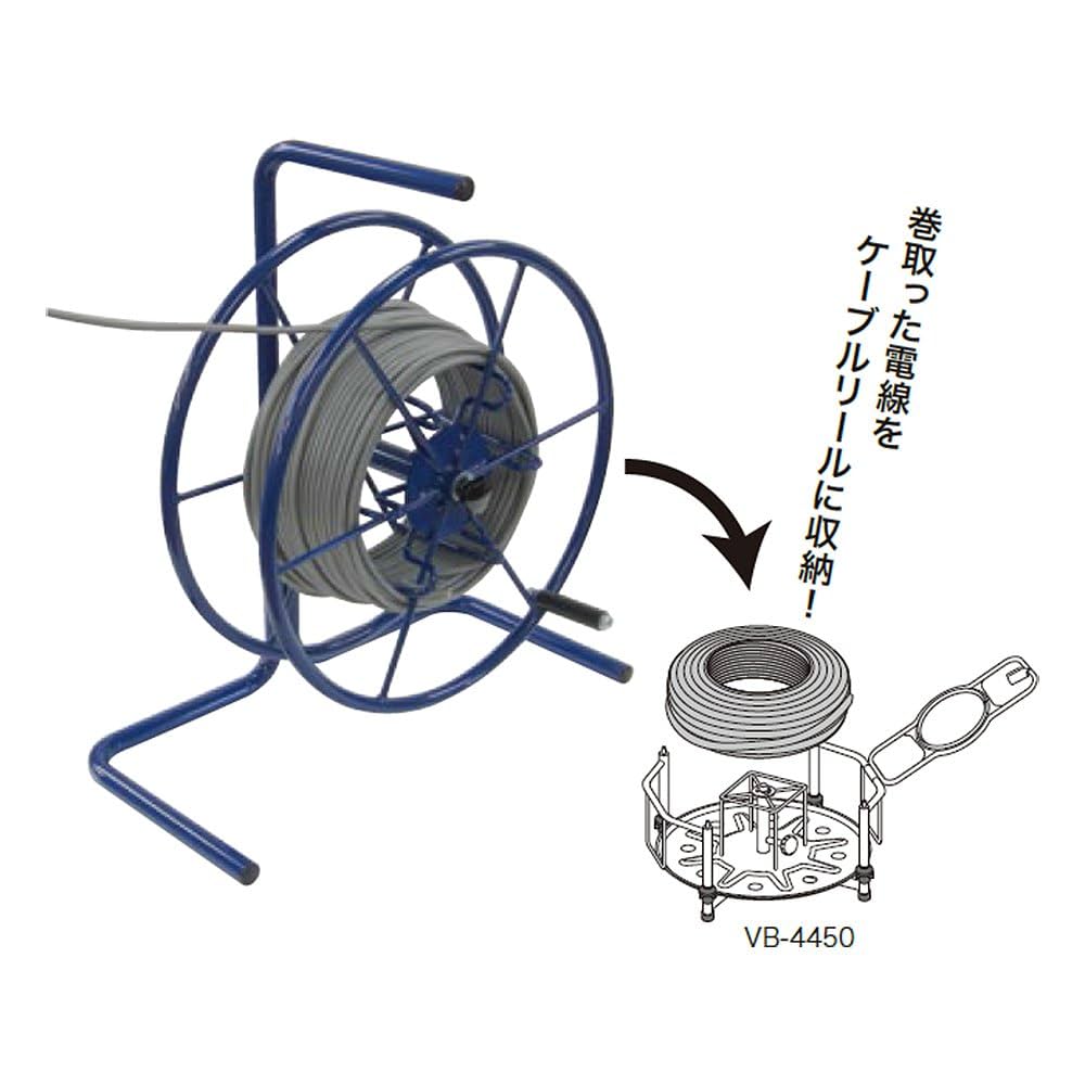 JEFCOM - DENSAN ジェフコム　ケーブル巻取り　CMR-450B 電気工事　送料無料 Amazon | ジェフコム(Jefcom) ケーブル巻取り機 CMR-450B