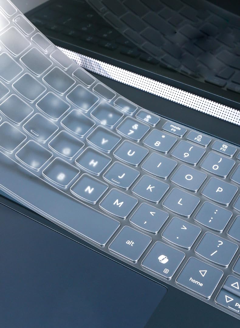 Silicone Keyboard Cover Skin Compatible for 2025 Lenovo Yoga Slim 9i Gen 10 Copilot+ Laptop 14", Lenovo Yoga 9i 2-in-1 Gen 10 Aura Edition 14″ Laptop, Lenovo Yoga 9 2-in-1 14IMH9 2024 14"-image-43