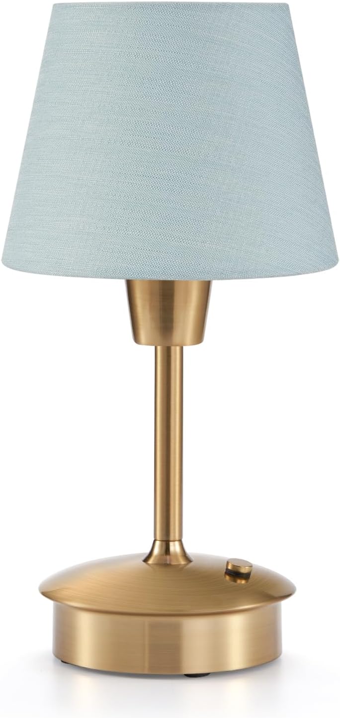 UMEXUS Small Cordless Table Lamp, 5200mAh Battery Operated Touch Lamps for Restaurant Dinner Table, Rechargeable Dimmable Portable Night Light for Bedside Dining Room Patio Kitchen Outdoor Decor