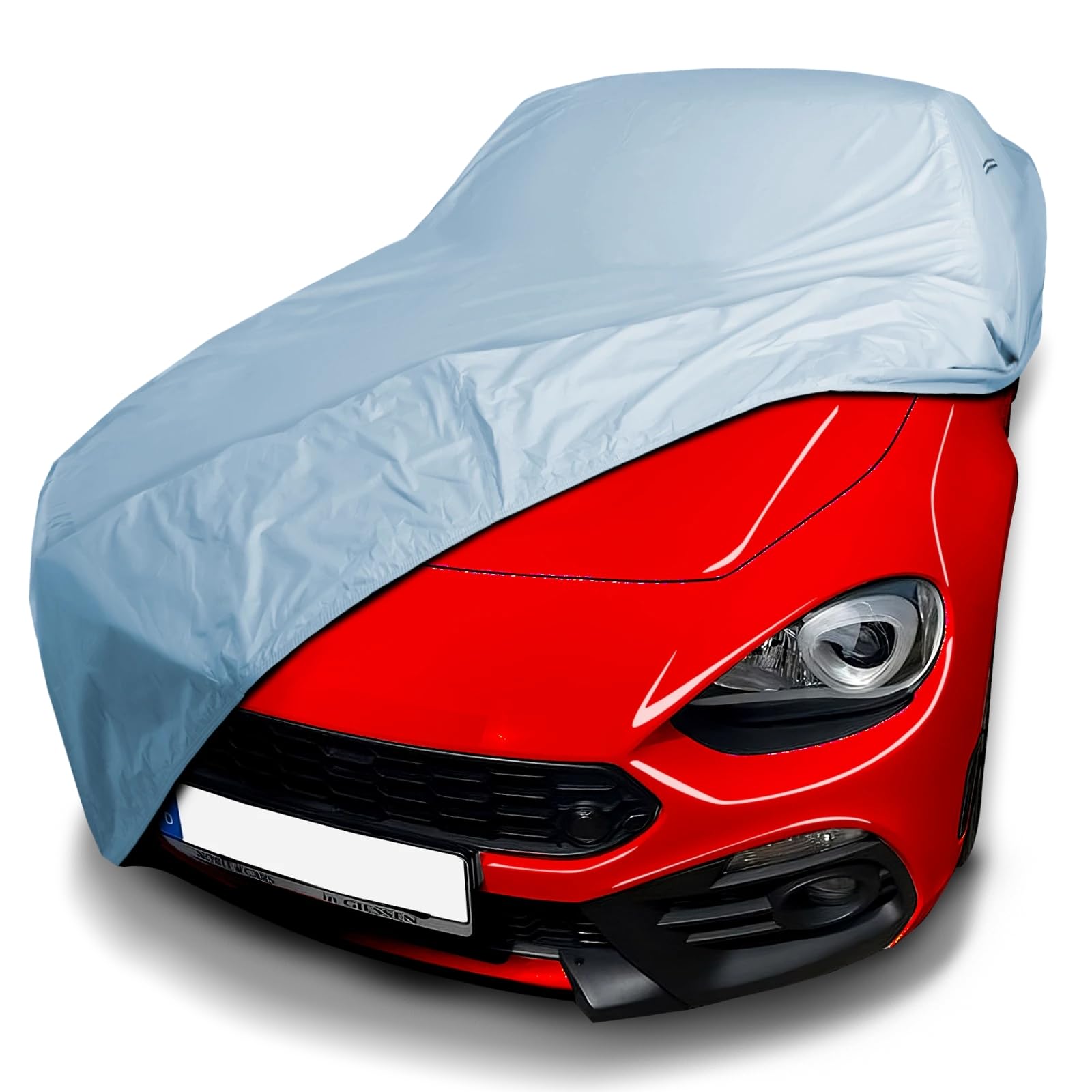 iCarCover Custom Car Cover for 2017-2020 Fia t 124 Spider, Waterproof All Weather Rain Snow UV Sun Protector Full Exterior Weatherproof Indoor Outdoor Car Cover with Strap Sky Gray 37. Fia T 124 2017-2020
